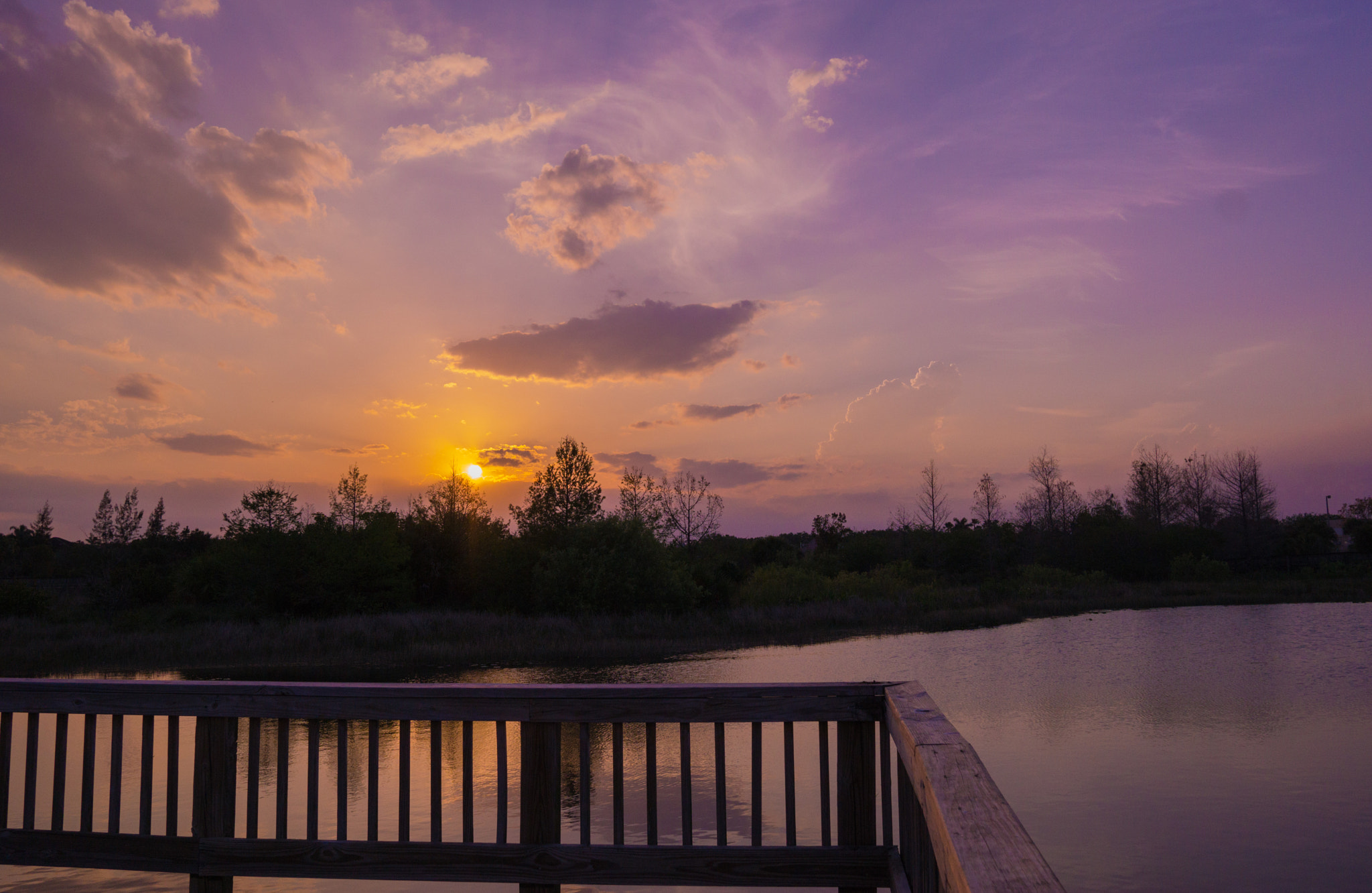 Sony a6000 sample photo. Pink & purple sunset photography