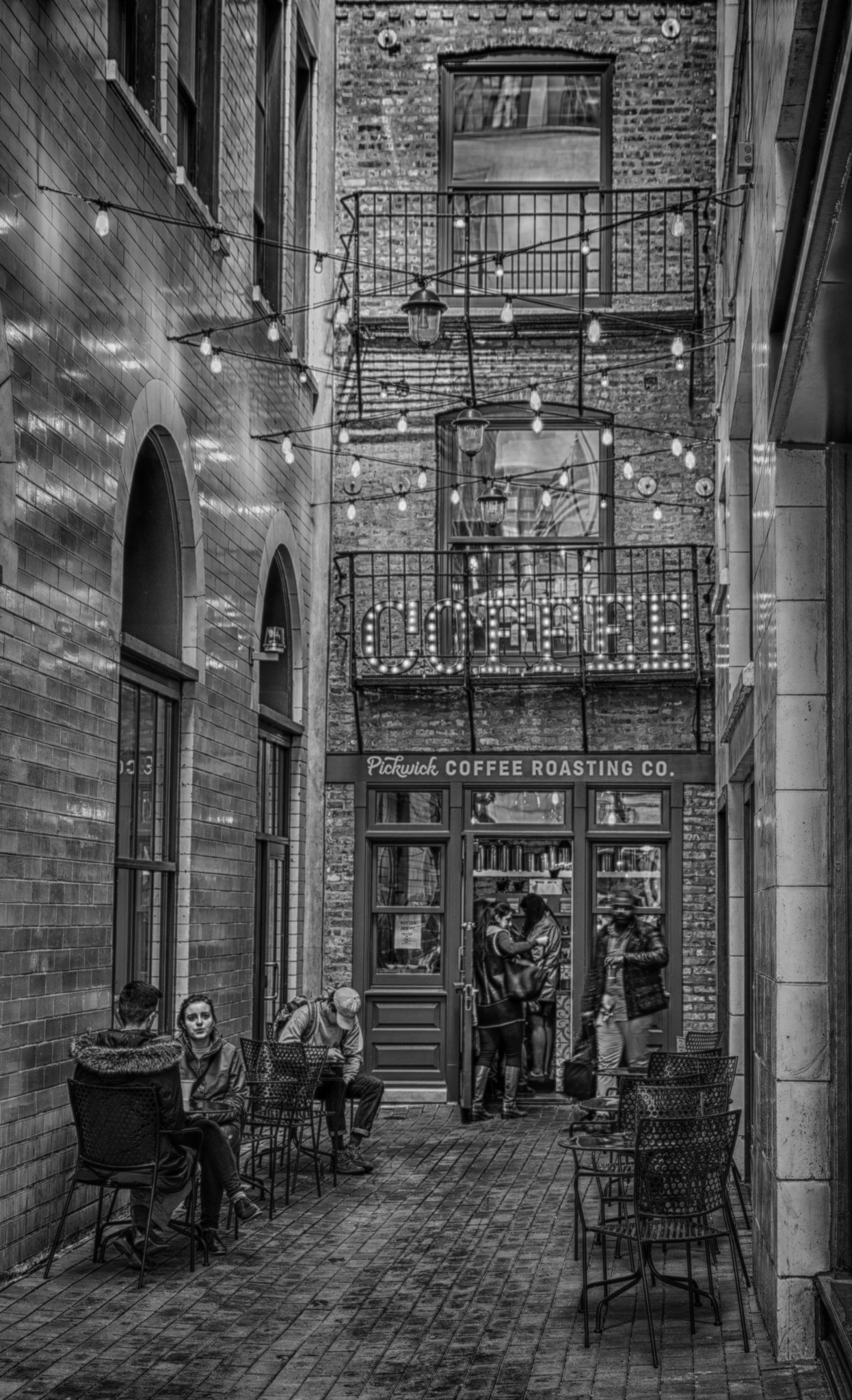 Tamron SP 24-70mm F2.8 Di VC USD sample photo. Coffee in the alley photography
