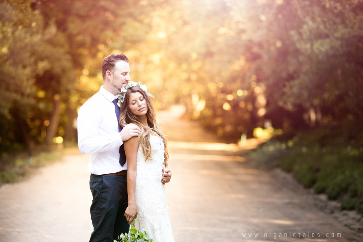 Canon EF 85mm F1.2 sample photo. Forest nuptials photography