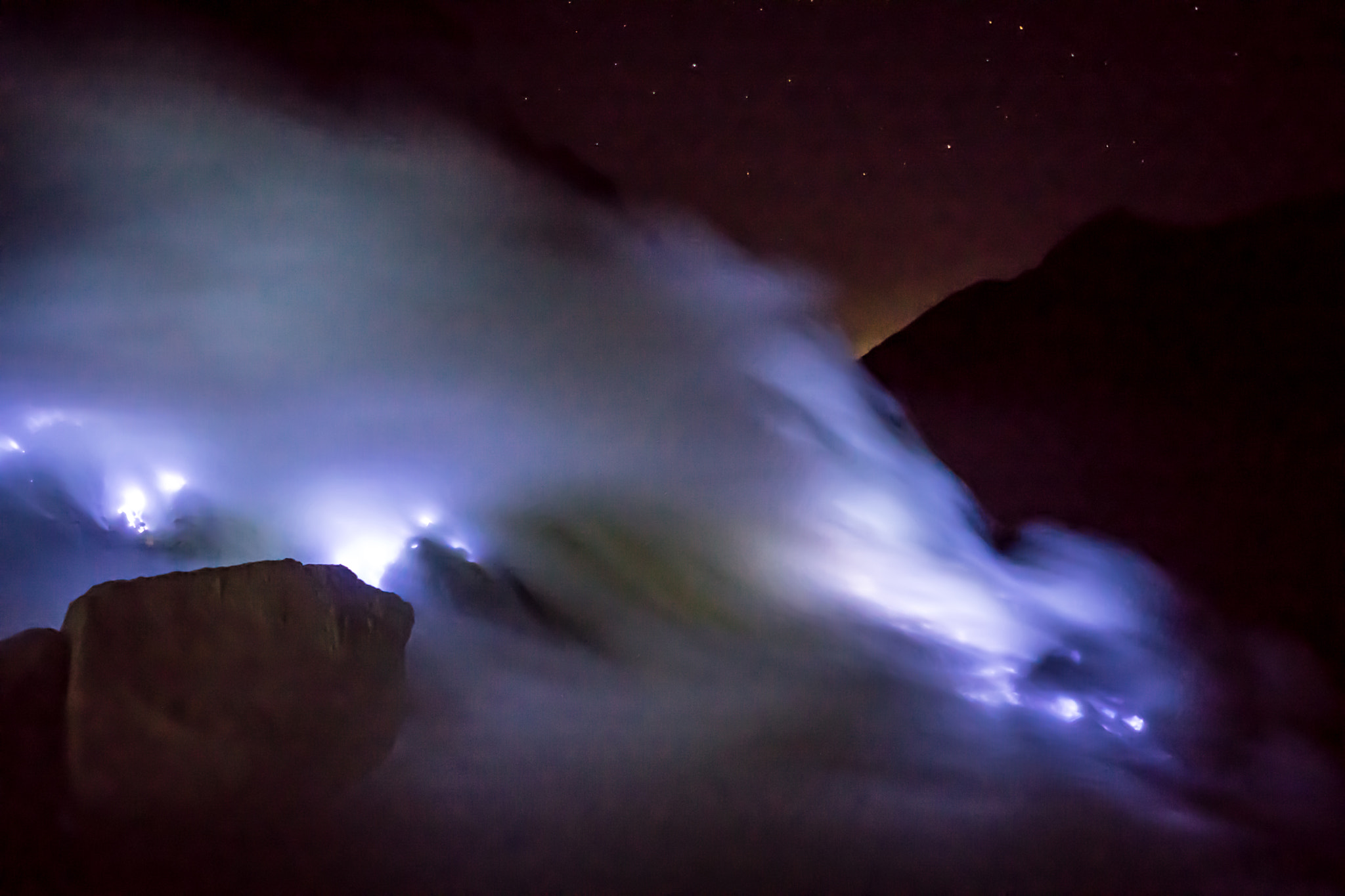 Sony FE 28mm F2 sample photo. Ijen blue fire 2 photography