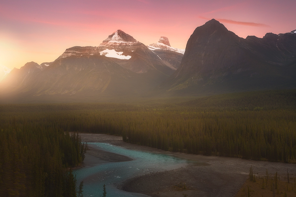 Canon EOS 5D + Canon EF 24-105mm F4L IS USM sample photo. Icefields parkway photography
