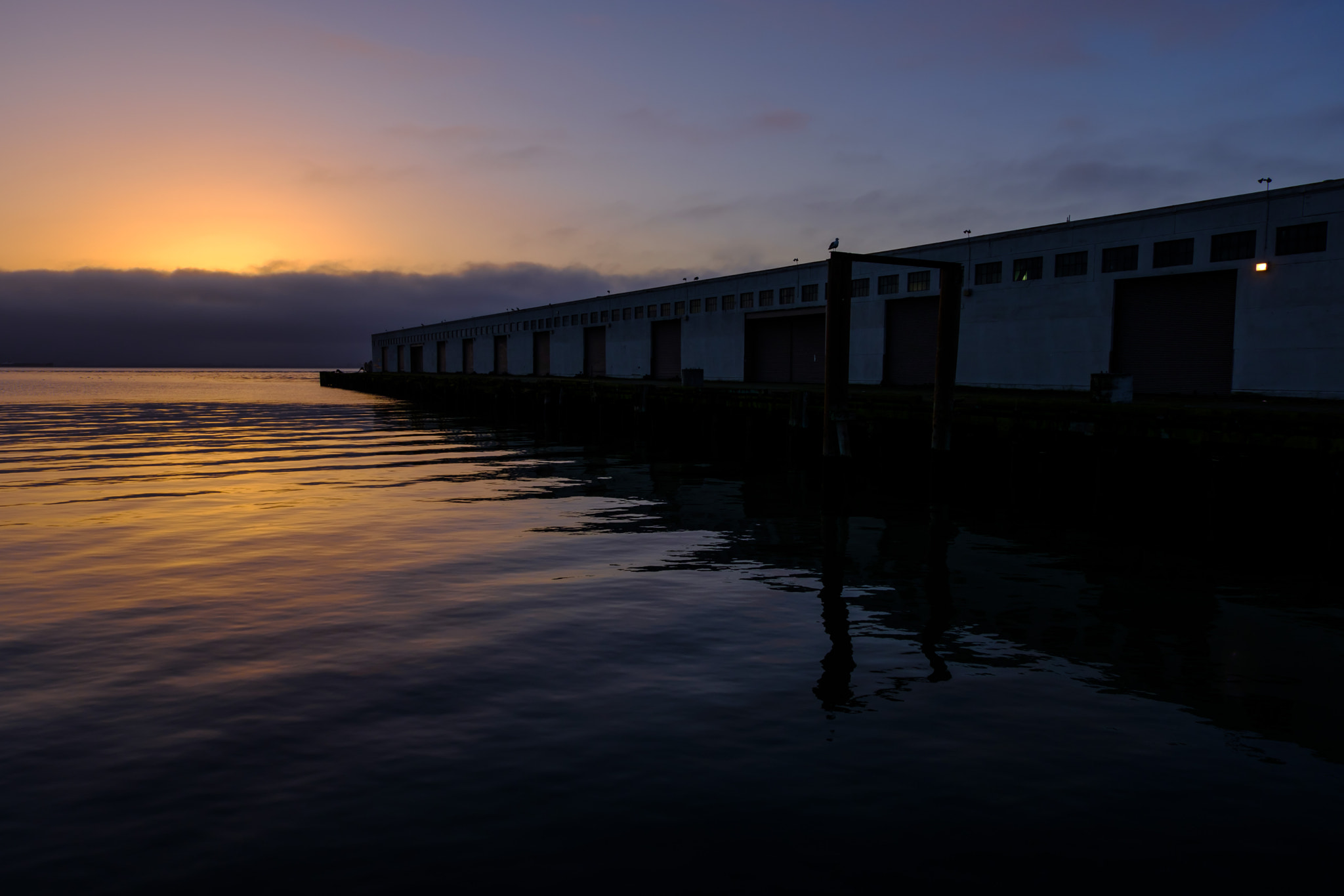 Fujifilm X-T20 + Fujifilm XC 16-50mm F3.5-5.6 OIS II sample photo. Sunrise at the port of sf photography