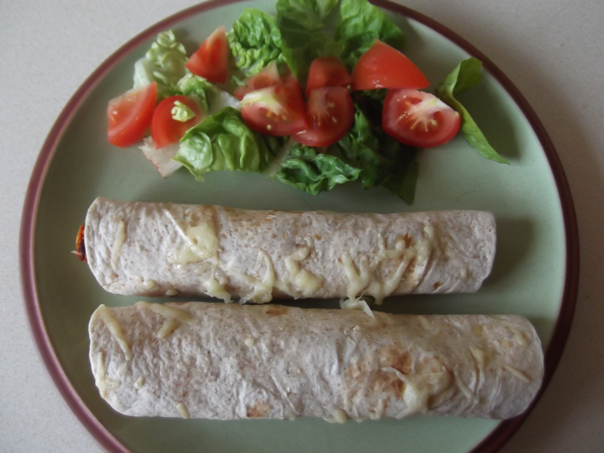 Fujifilm FinePix T350 sample photo. Beef enchiladas wrap photography