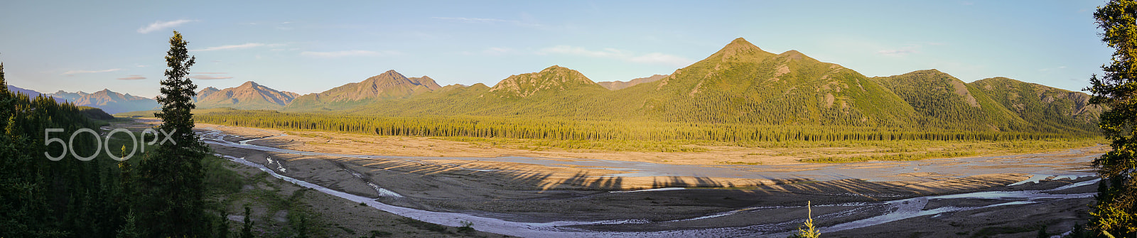 Panasonic Lumix DMC-G5 + Panasonic Lumix G Vario 7-14mm F4 ASPH sample photo. Denali national park panorama - 03 photography