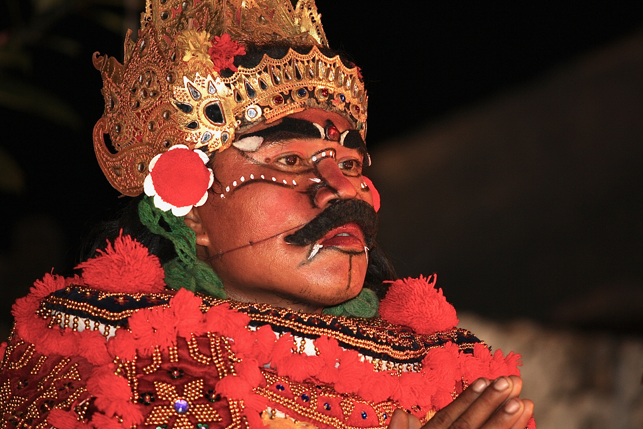 Canon EOS 1000D (EOS Digital Rebel XS / EOS Kiss F) sample photo. Balinese dancer photography