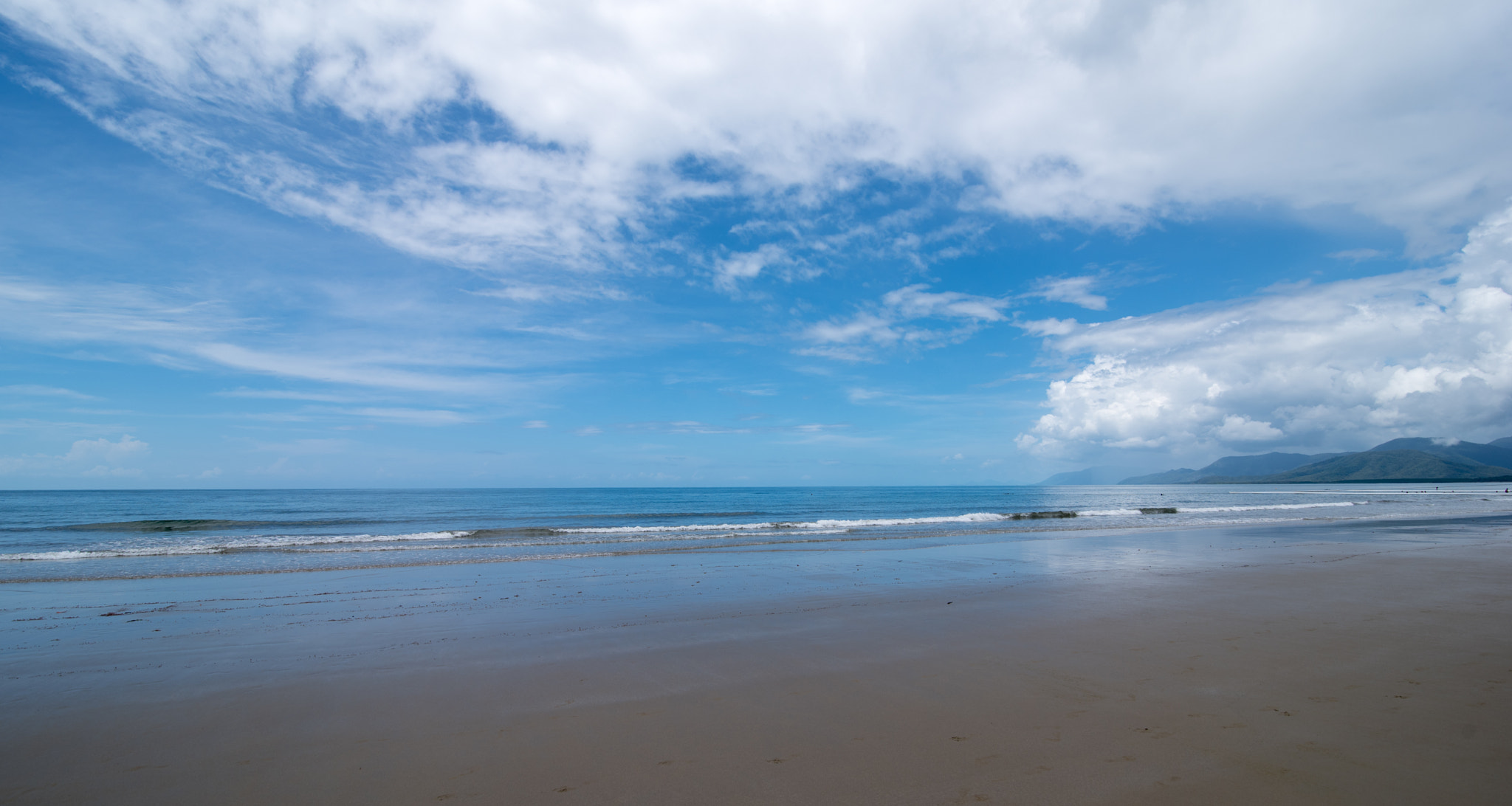 Tokina AT-X 16-28mm F2.8 Pro FX sample photo. Four miles beach, port douglas, australia photography