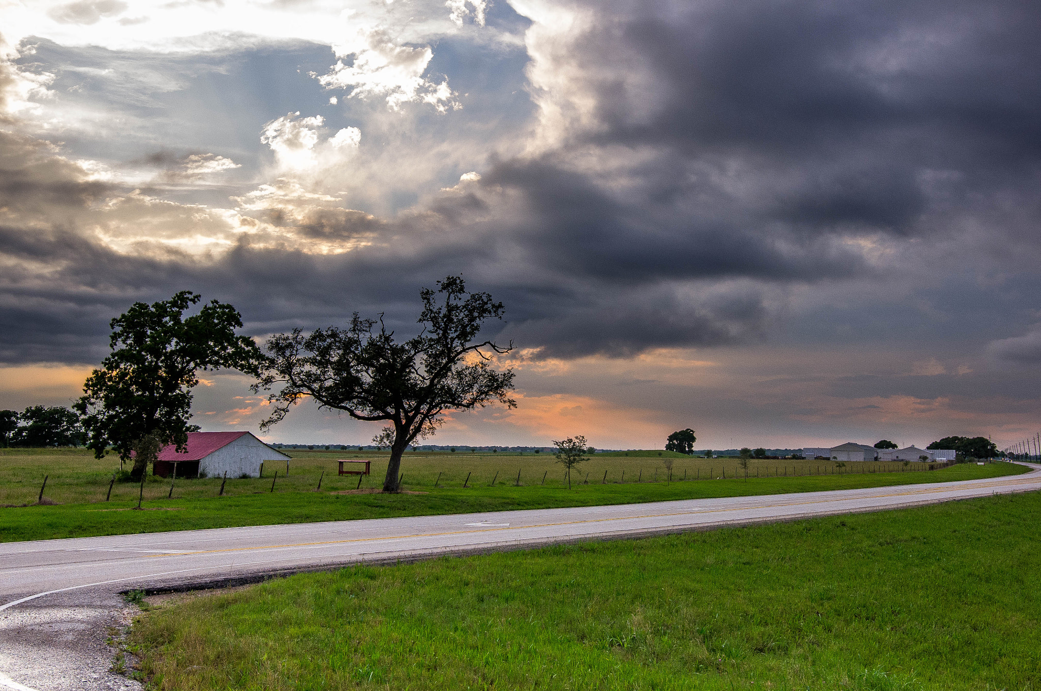 Pentax K-r sample photo. Texas sunset photography