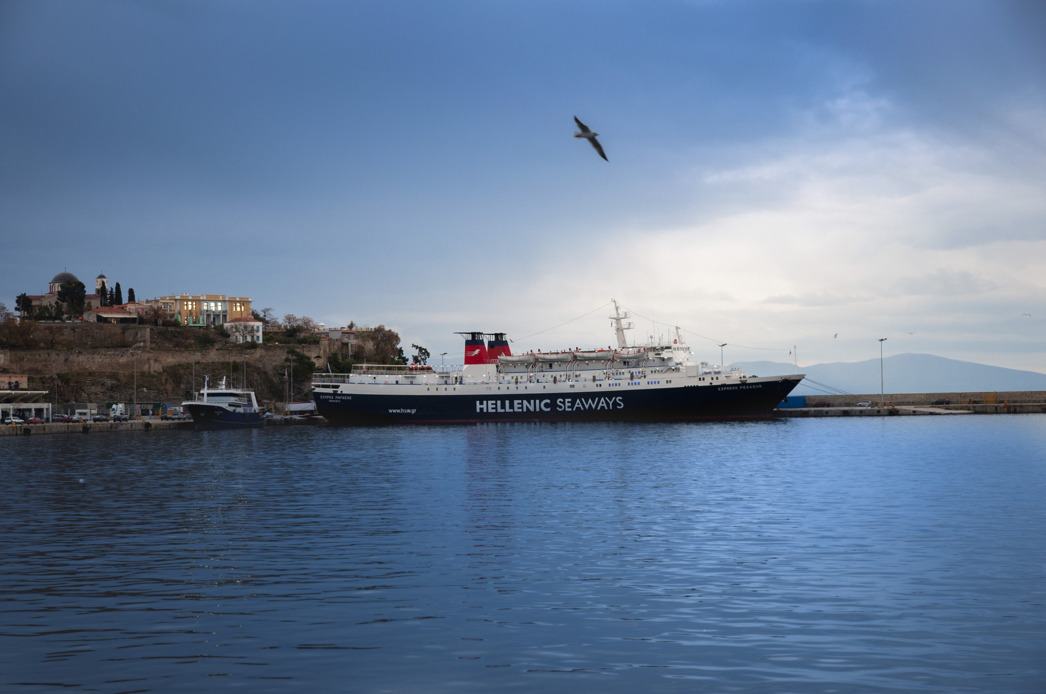 Nikon D90 sample photo. Hellenic seaways photography