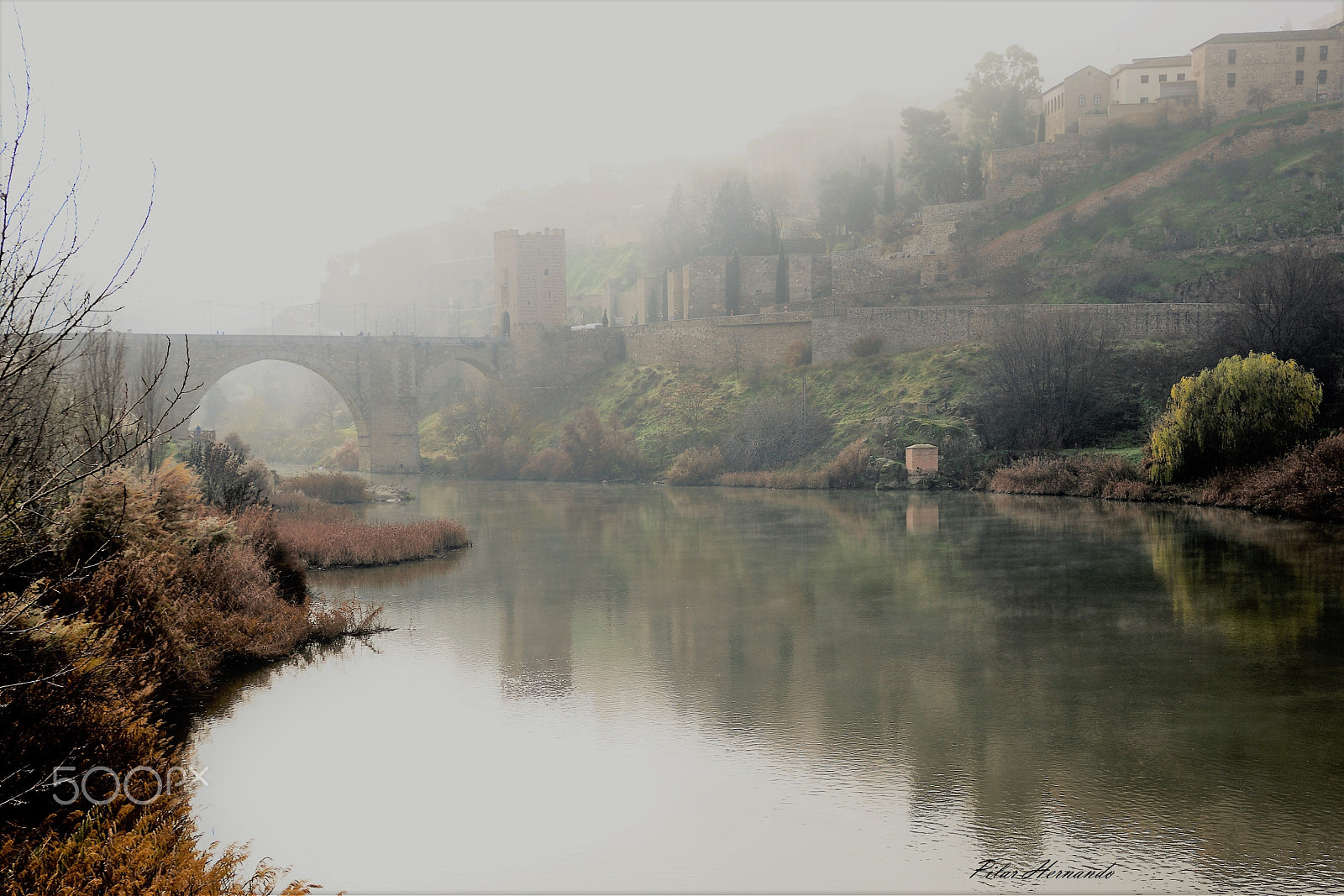 Nikon D5500 sample photo. Toledo under the fog photography