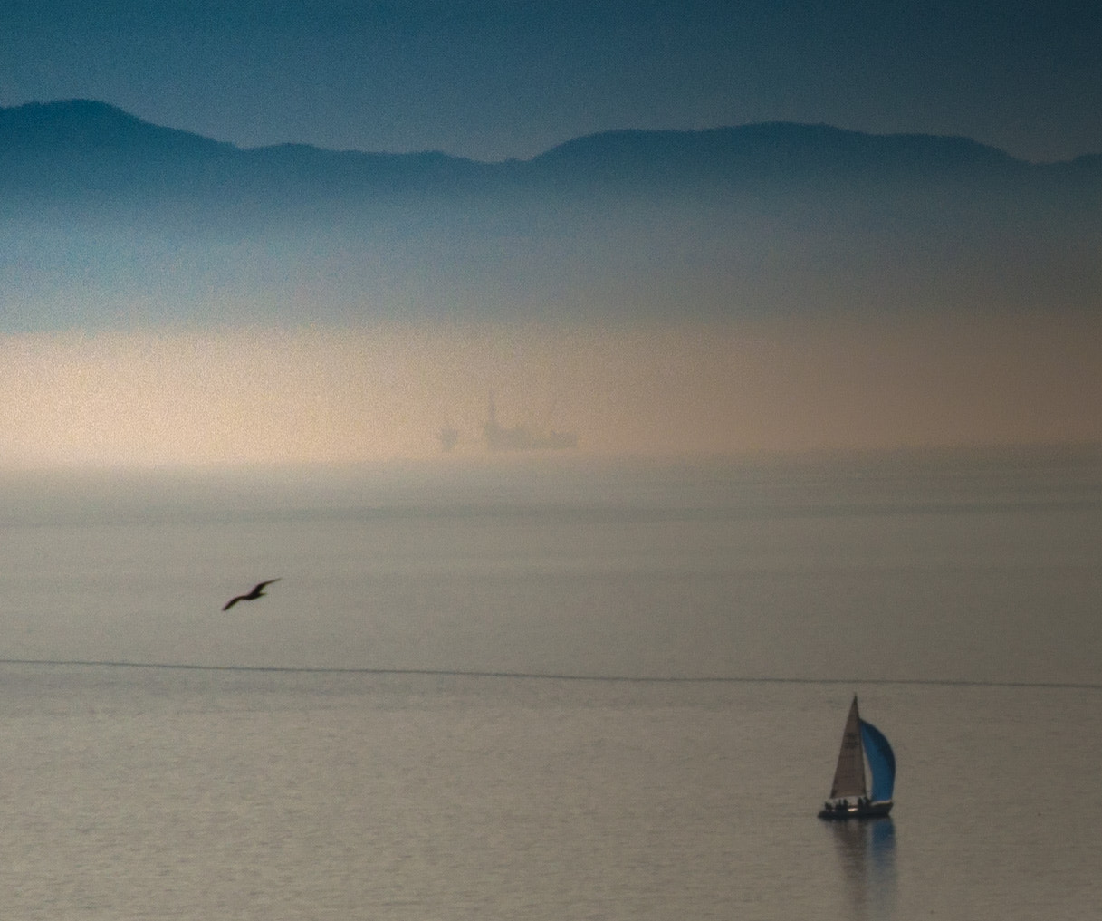 Nikon D90 sample photo. Solo boat photography