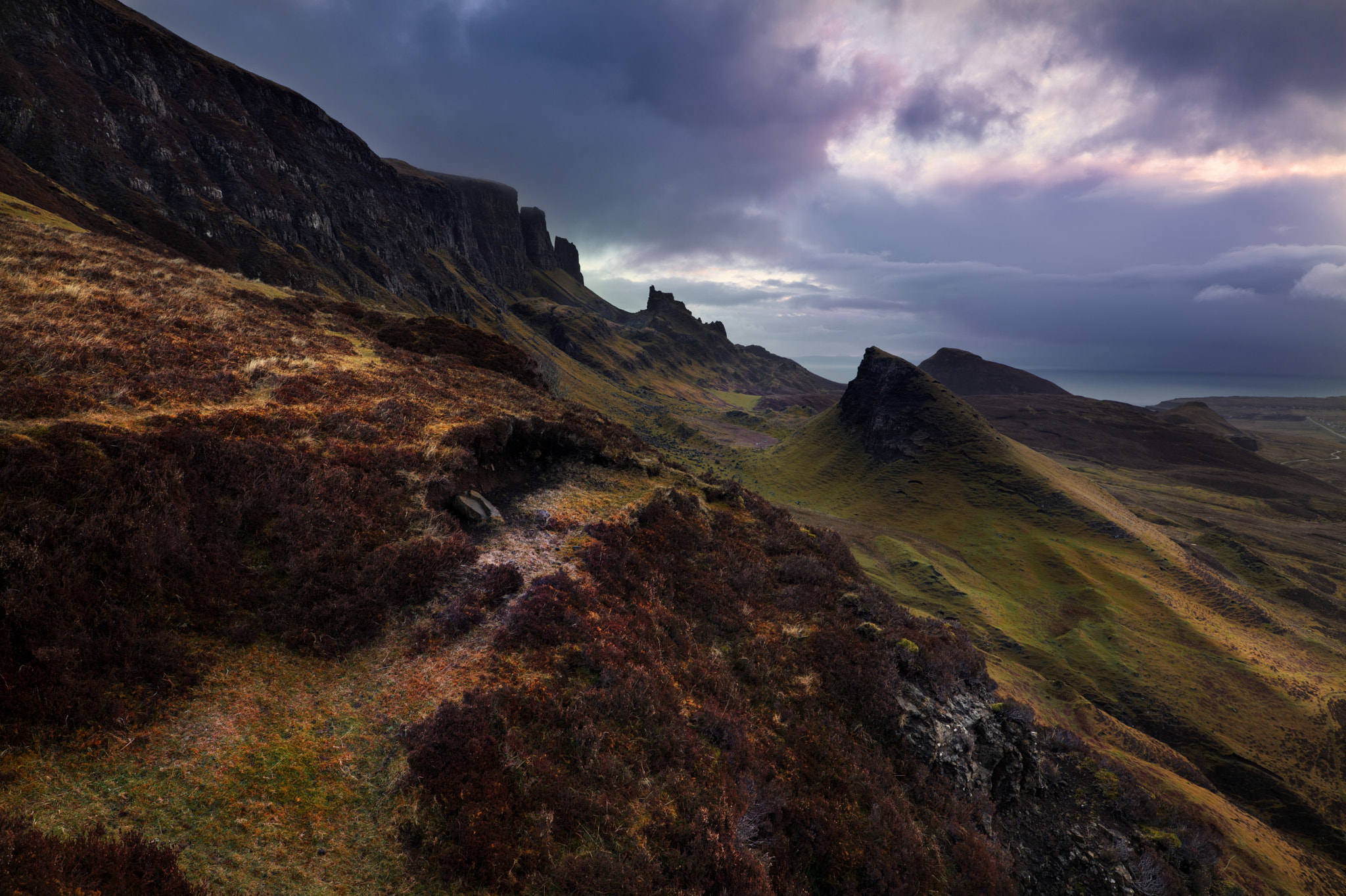 Canon EOS 5D Mark II + Sigma 20mm F1.4 DG HSM Art sample photo. Quiraing photography