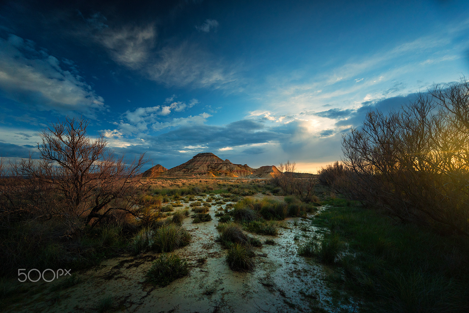 Nikon AF-S Nikkor 14-24mm F2.8G ED sample photo. Dawn on bardenas photography