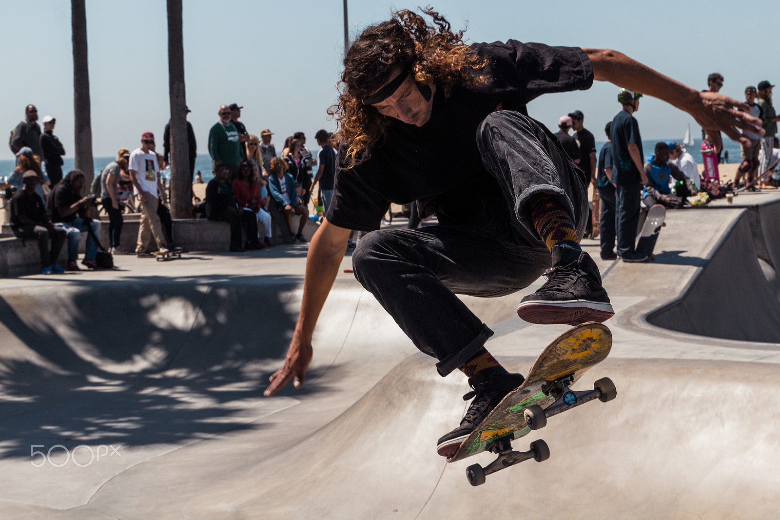 Canon EOS 650D (EOS Rebel T4i / EOS Kiss X6i) sample photo. Serious air | venice skate park photography