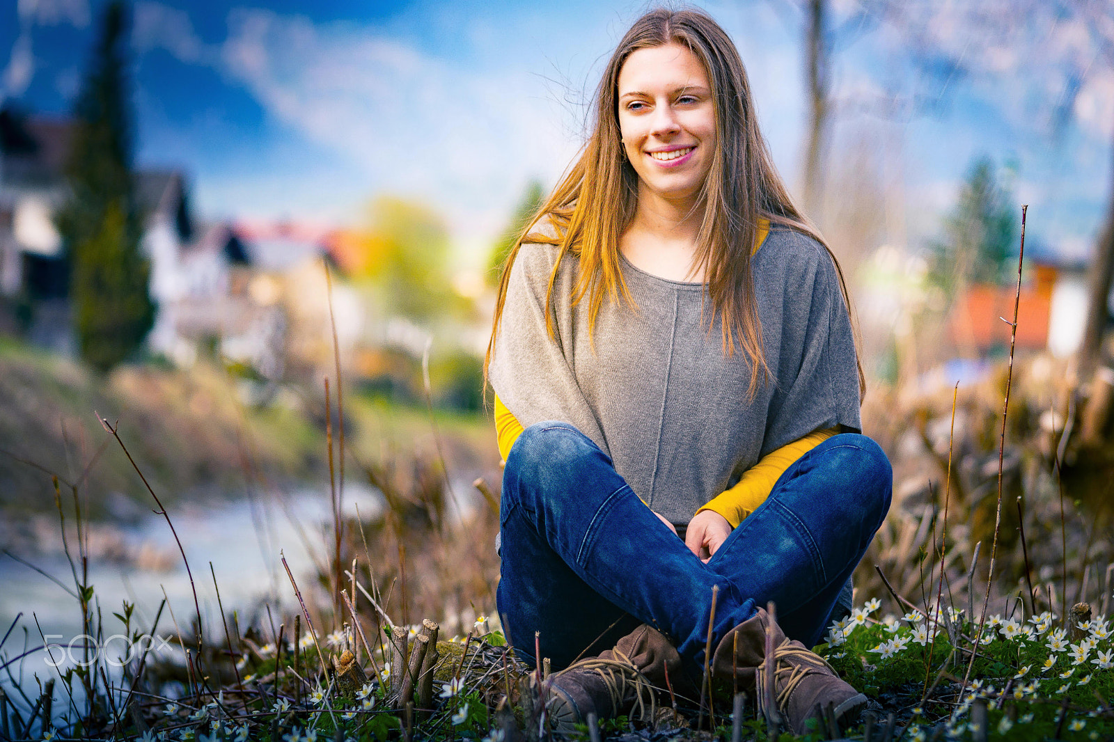 Sony a6500 sample photo. Sitting by the river photography