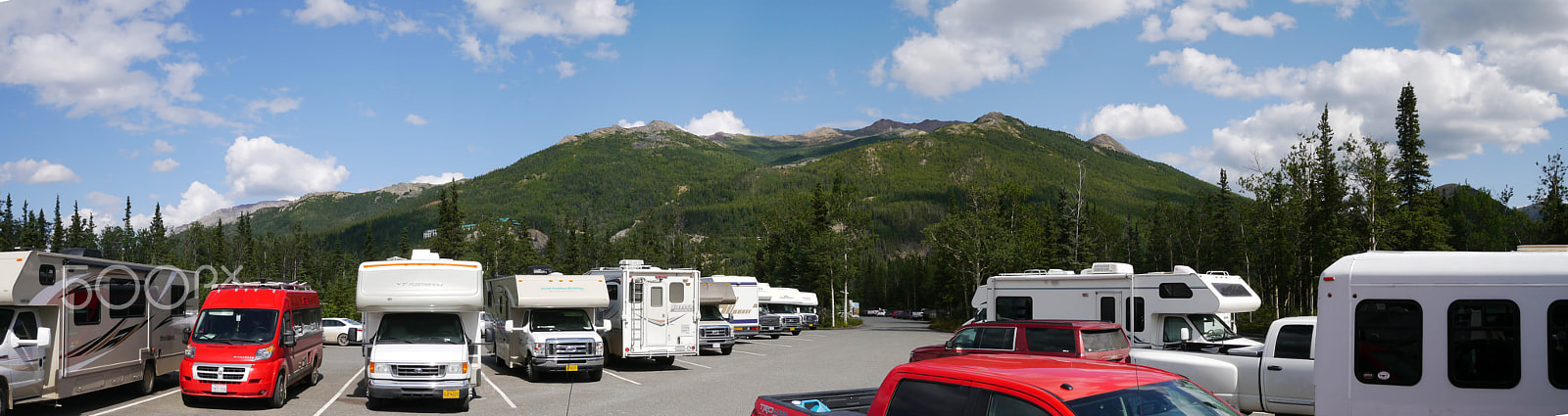 Panasonic Lumix G Vario 7-14mm F4 ASPH sample photo. Rvs at denali national park photography