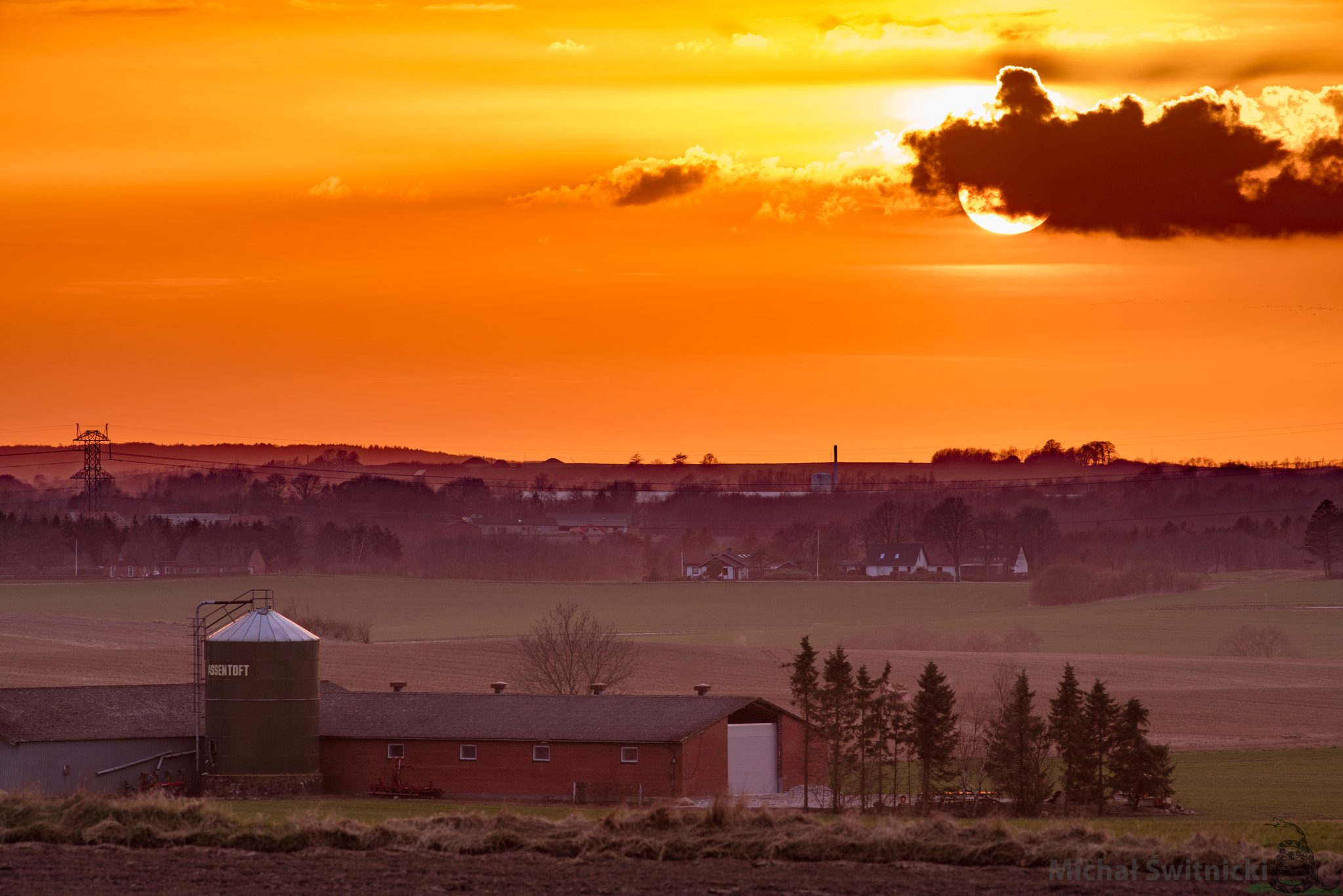 Pentax K-1 + Pentax smc DA* 300mm F4.0 ED (IF) SDM sample photo. Sunset in danish countryside ii photography