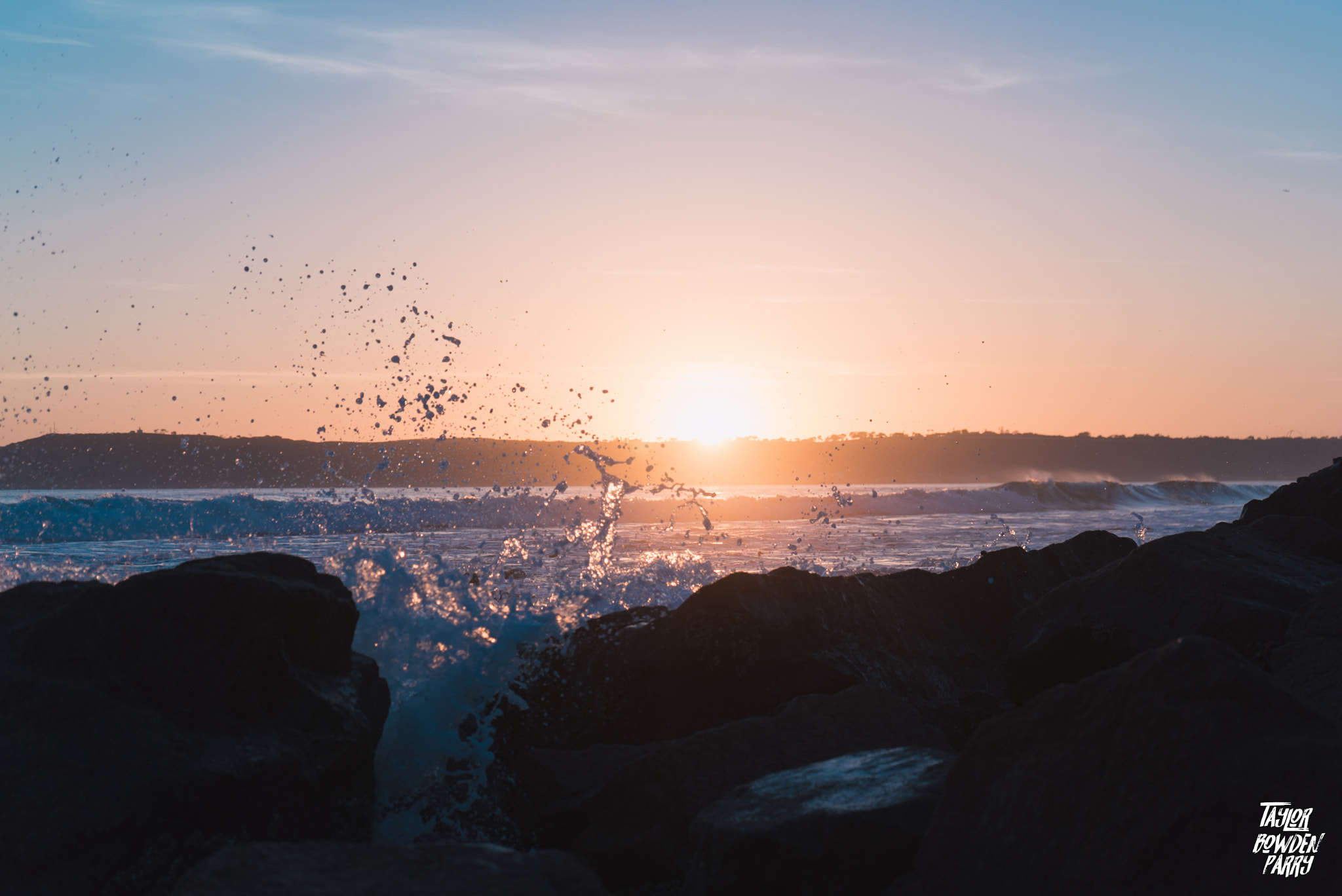 Sony a7S sample photo. Sunset splash photography