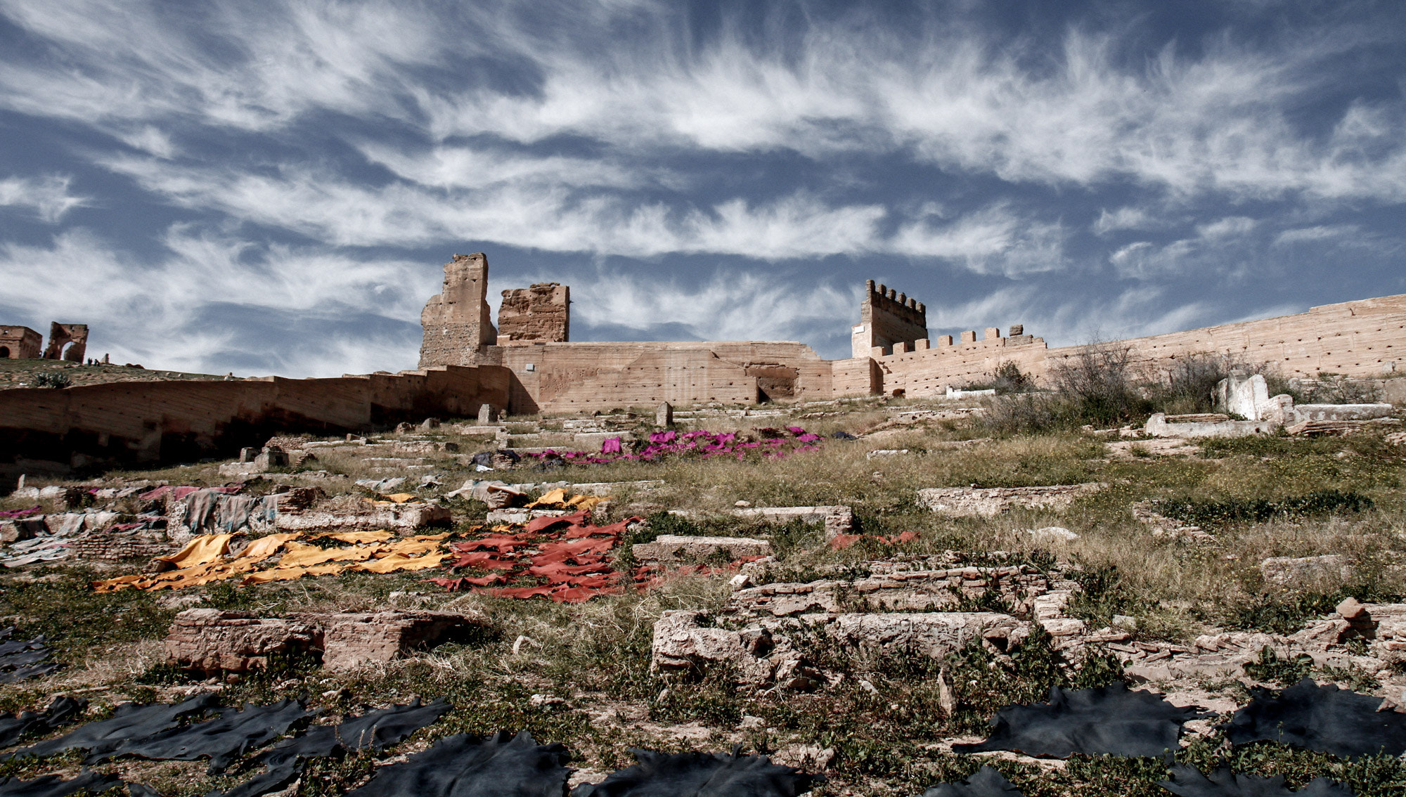 Canon EF-S 17-55mm F2.8 IS USM sample photo. One of muslim's cemetery in fes photography