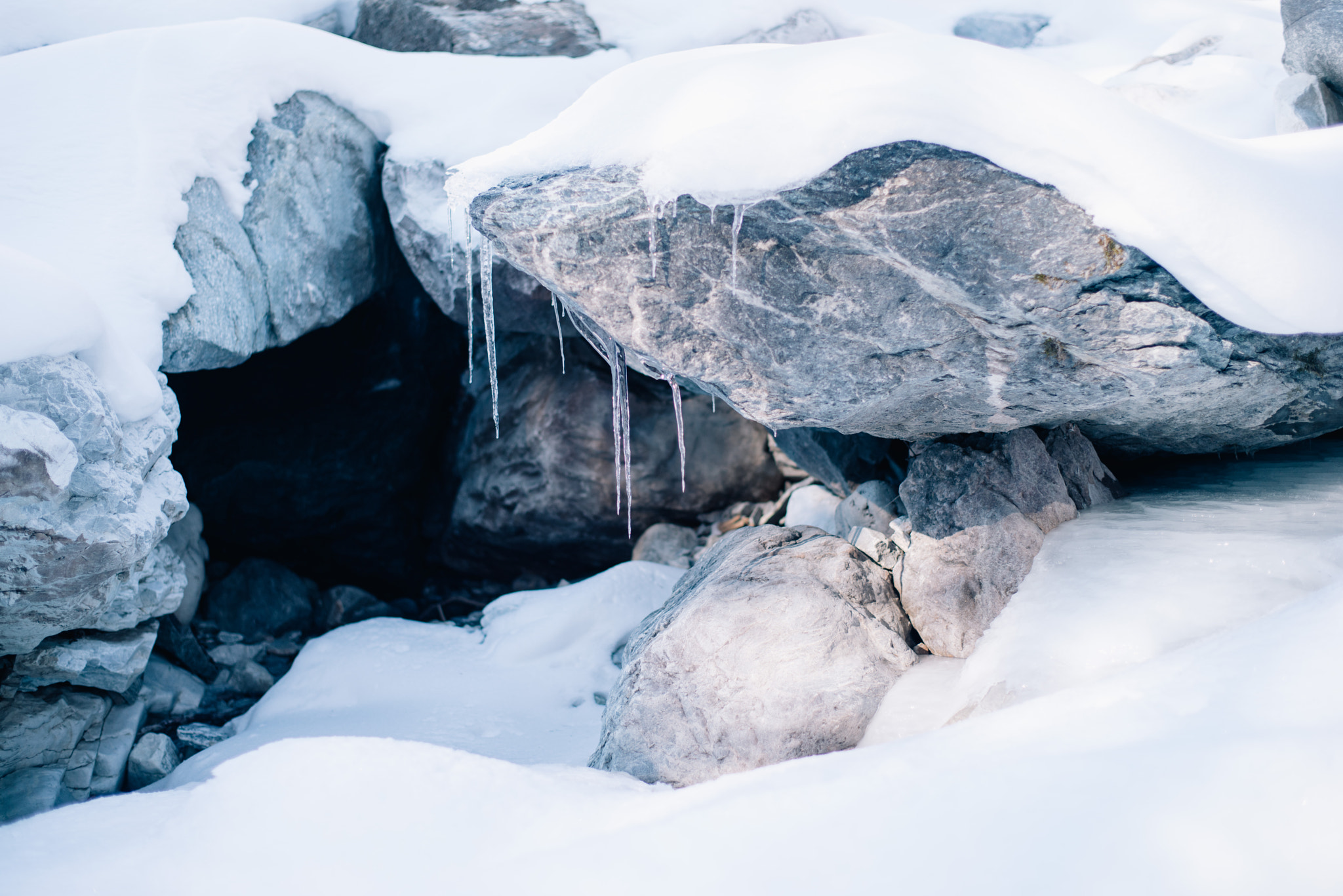 Pentax K-1 sample photo. Eiszapfen photography