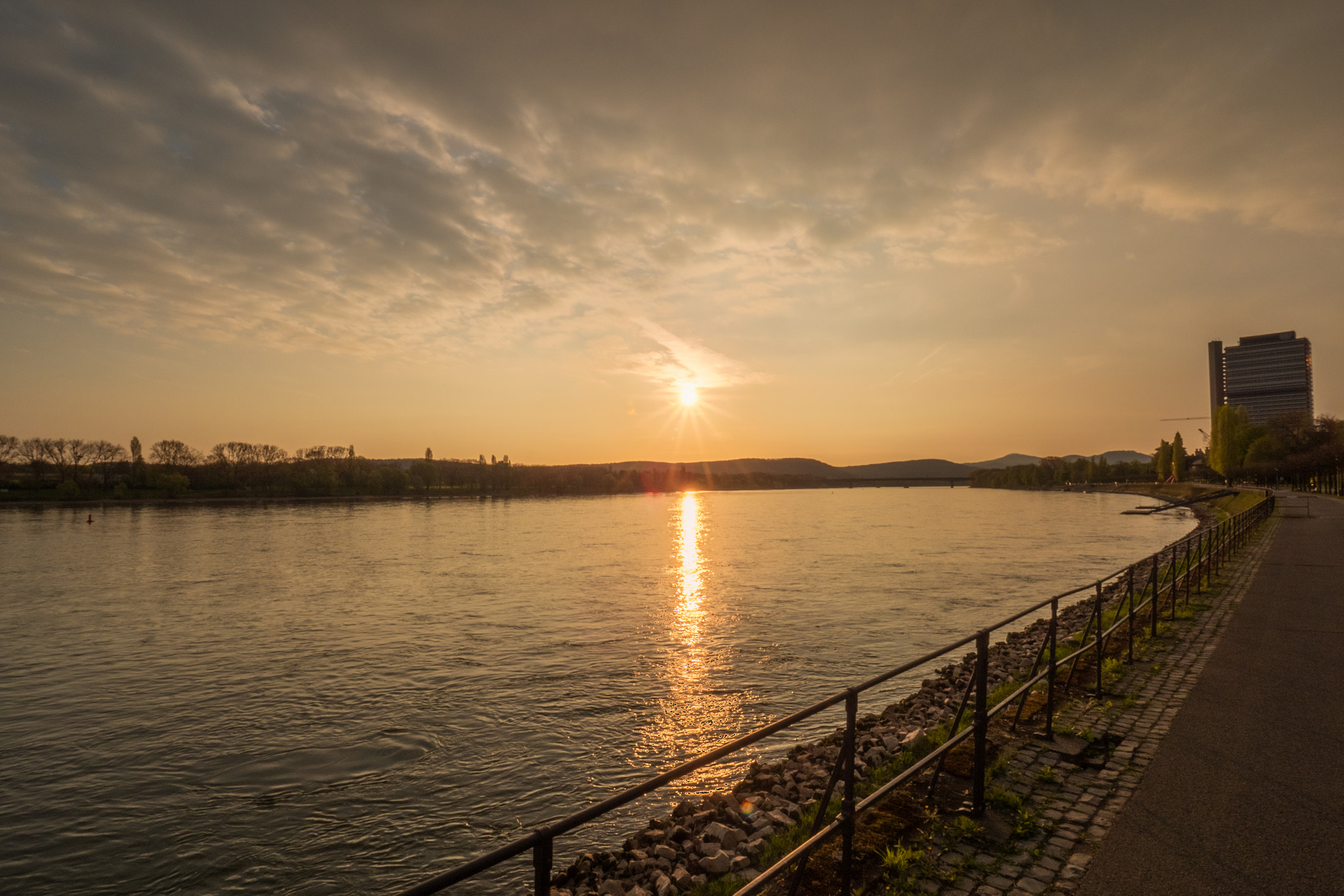 Olympus OM-D E-M5 II sample photo. Bonn sunrise photography