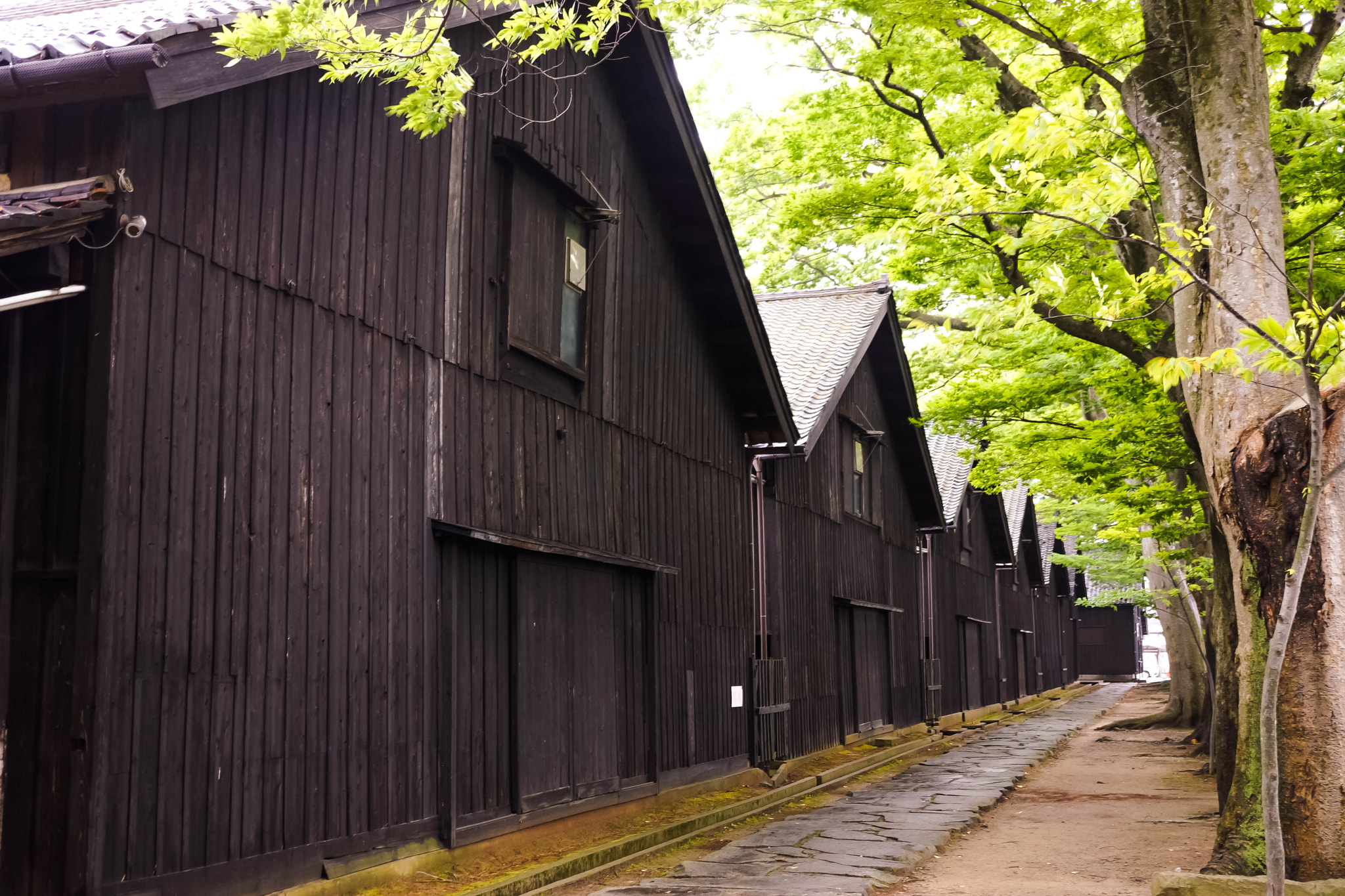 Sony Alpha NEX-7 + Sony E 30mm F3.5 Macro sample photo. Warehouse at sakata city, japan photography