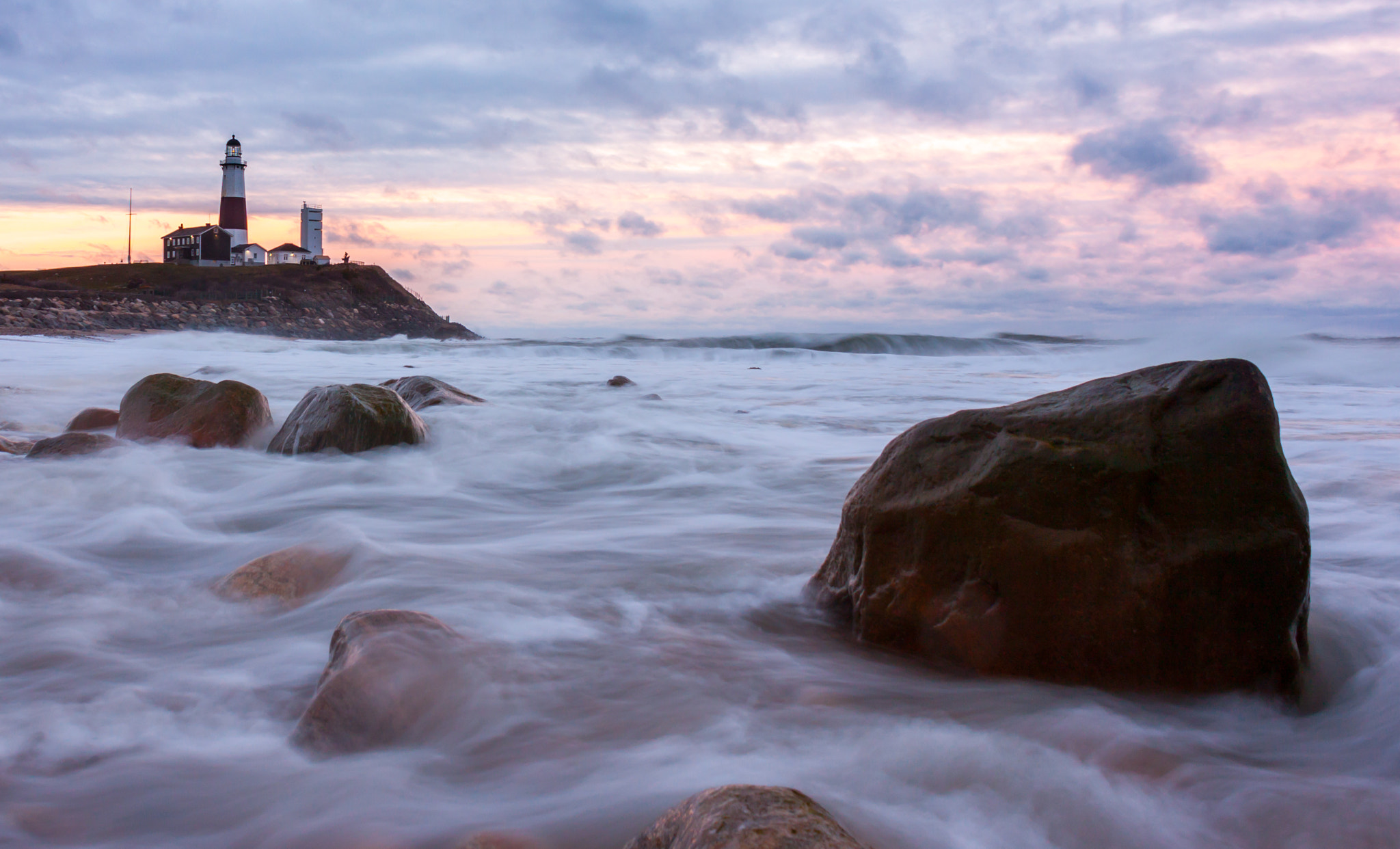 Canon EF-S 18-55mm F3.5-5.6 IS sample photo. Lighthouse sunset photography
