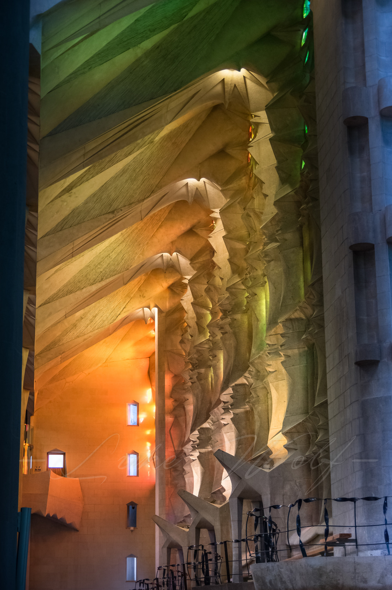 Pentax K-3 II sample photo. Colours of sagrada familia photography