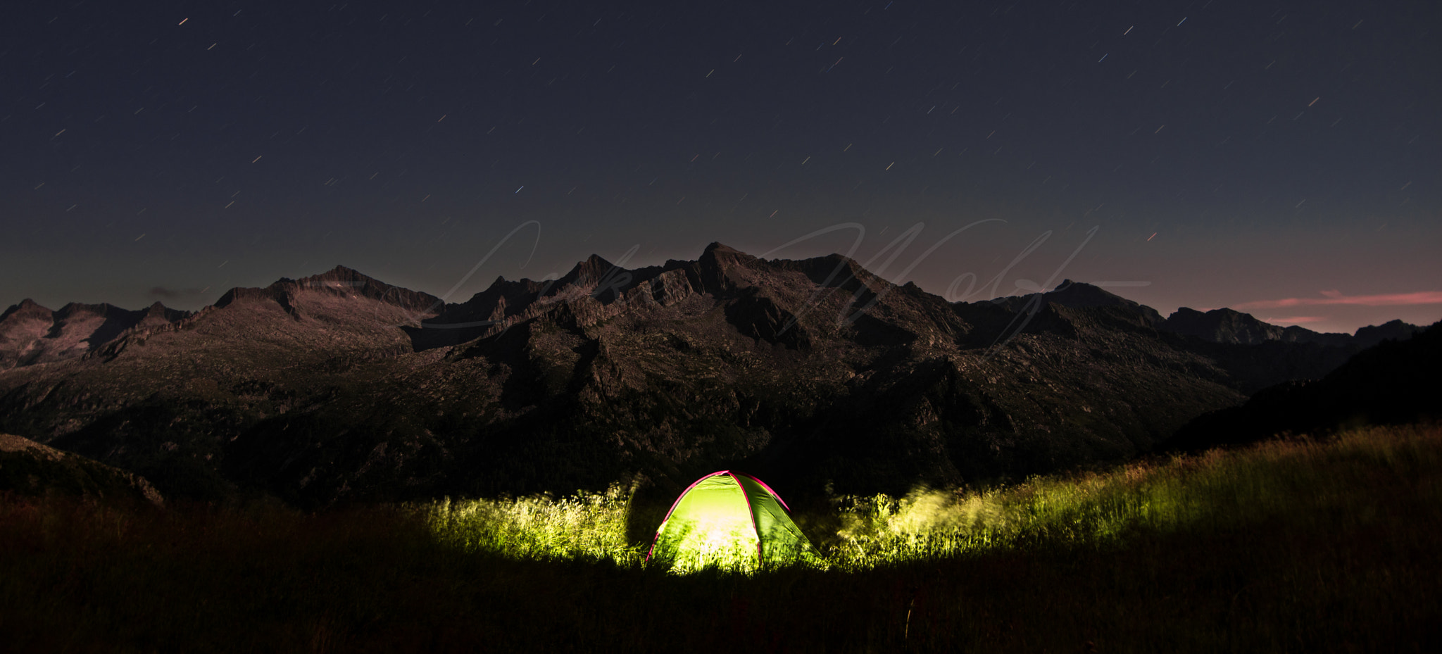 Pentax K-3 II sample photo. Camping on the alps photography