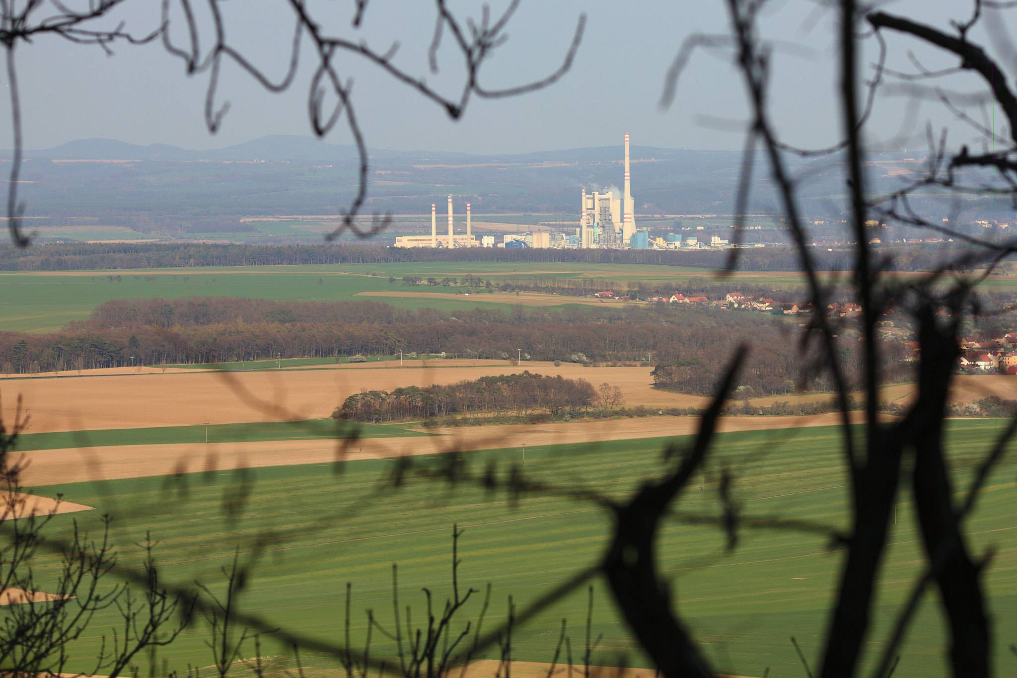 Canon EF 135mm F2L USM sample photo. Power plant photography