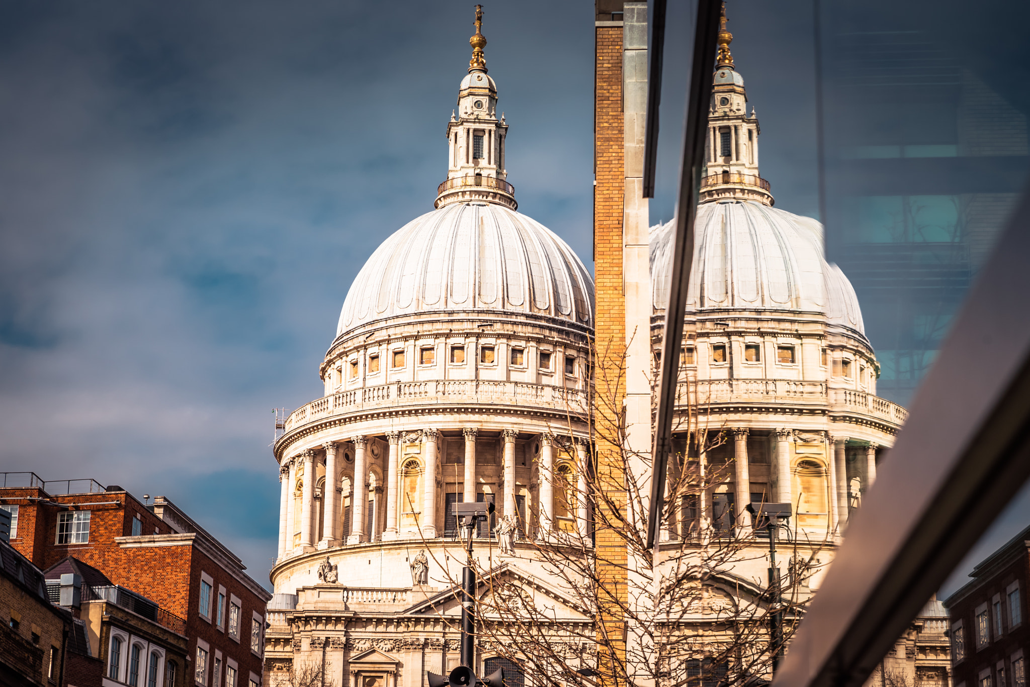 Nikon D750 sample photo. St paul cathedral reflection photography