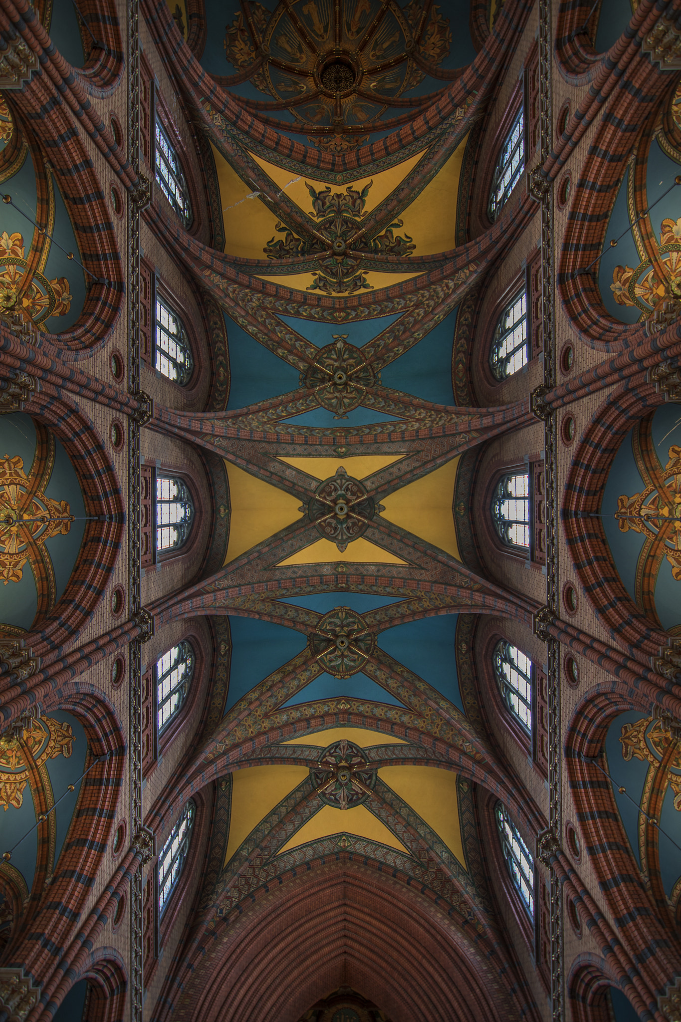 Nikon D5500 sample photo. The ceiling of sankt johannes kyrka in stockholm. photography