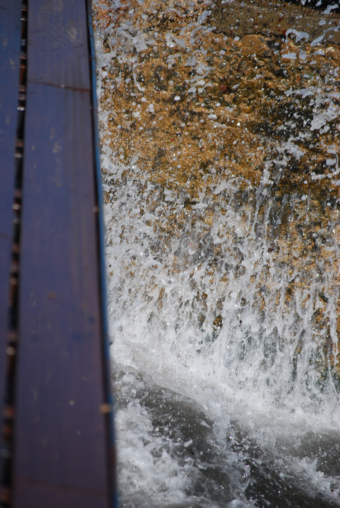 Nikon D60 sample photo. Crushing sea photography