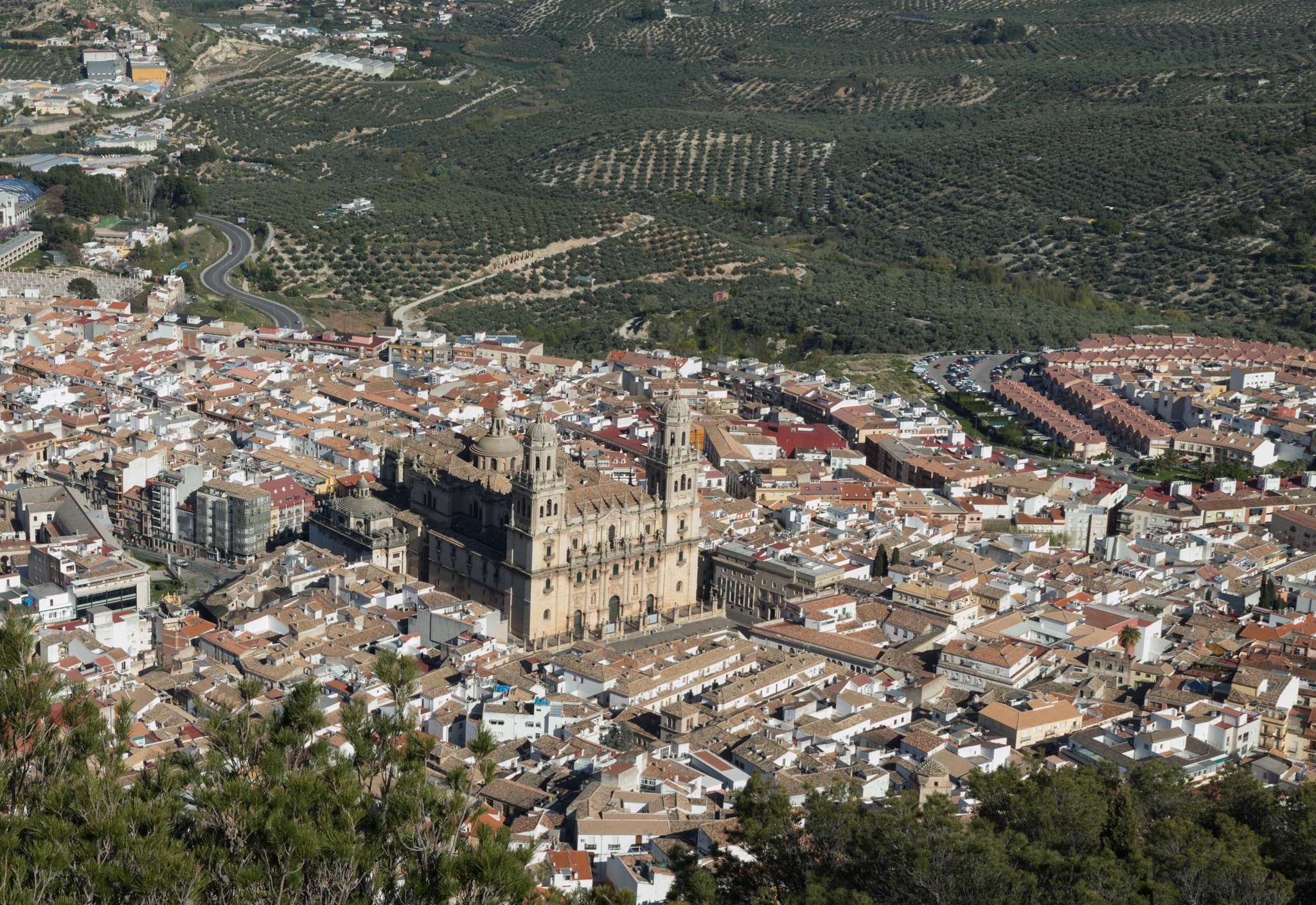 Nikon D3200 + Sigma 17-50mm F2.8 EX DC OS HSM sample photo. Cathedral of jaén photography