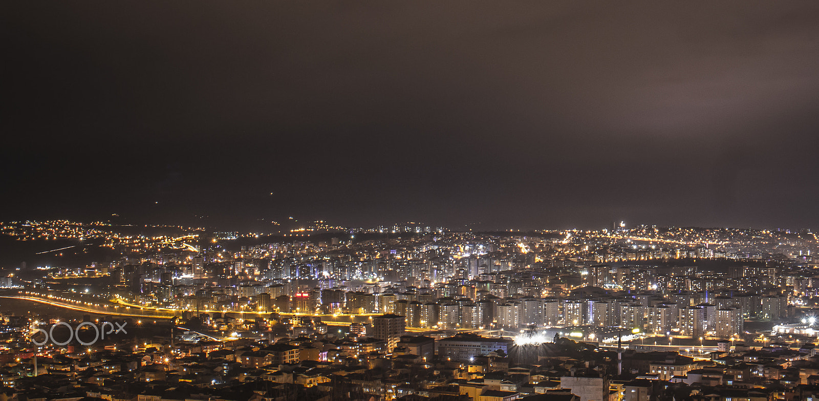 Samsung NX300 sample photo. Night view from samsun.. photography