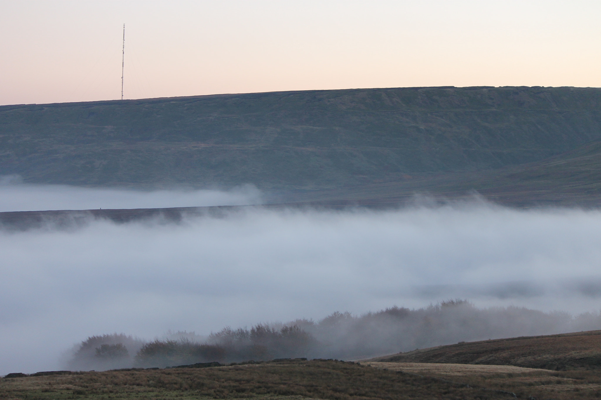 Canon EF-S 55-250mm F4-5.6 IS sample photo. Mist photography