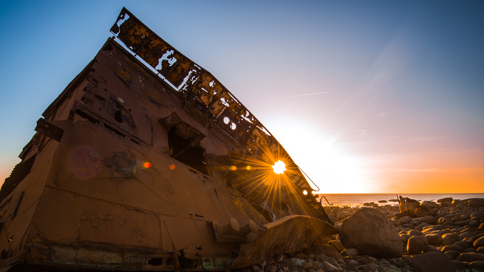 Nikon AF-S Nikkor 16-35mm F4G ED VR sample photo. Shipwreck of nordfrost photography
