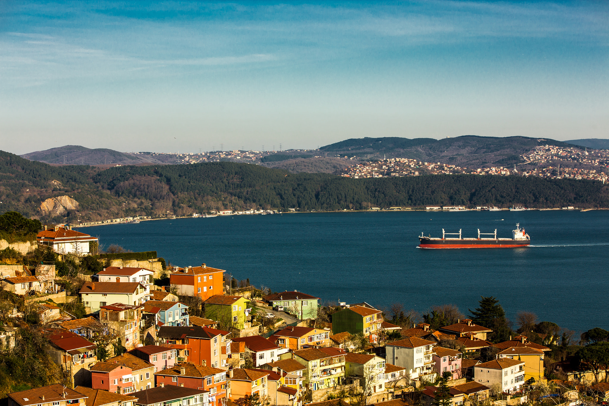 Sigma 70-200mm F2.8 EX DG OS HSM sample photo. Bosphorus photography