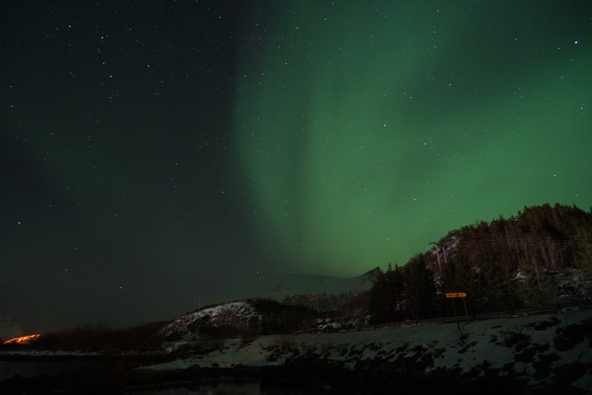 Sony a7R sample photo. Aurora borealis photography