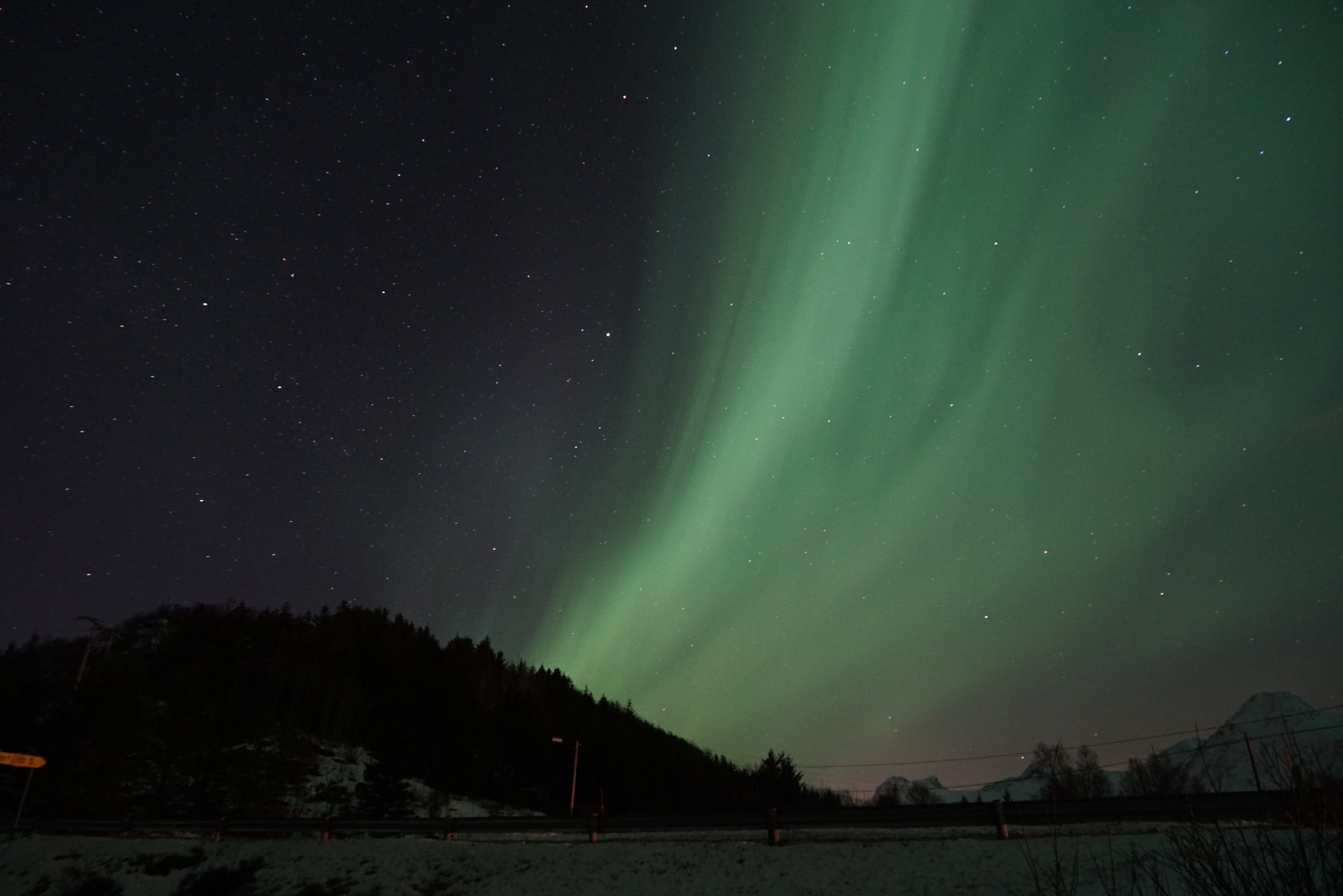 Sony a7R sample photo. Aurora borealis photography