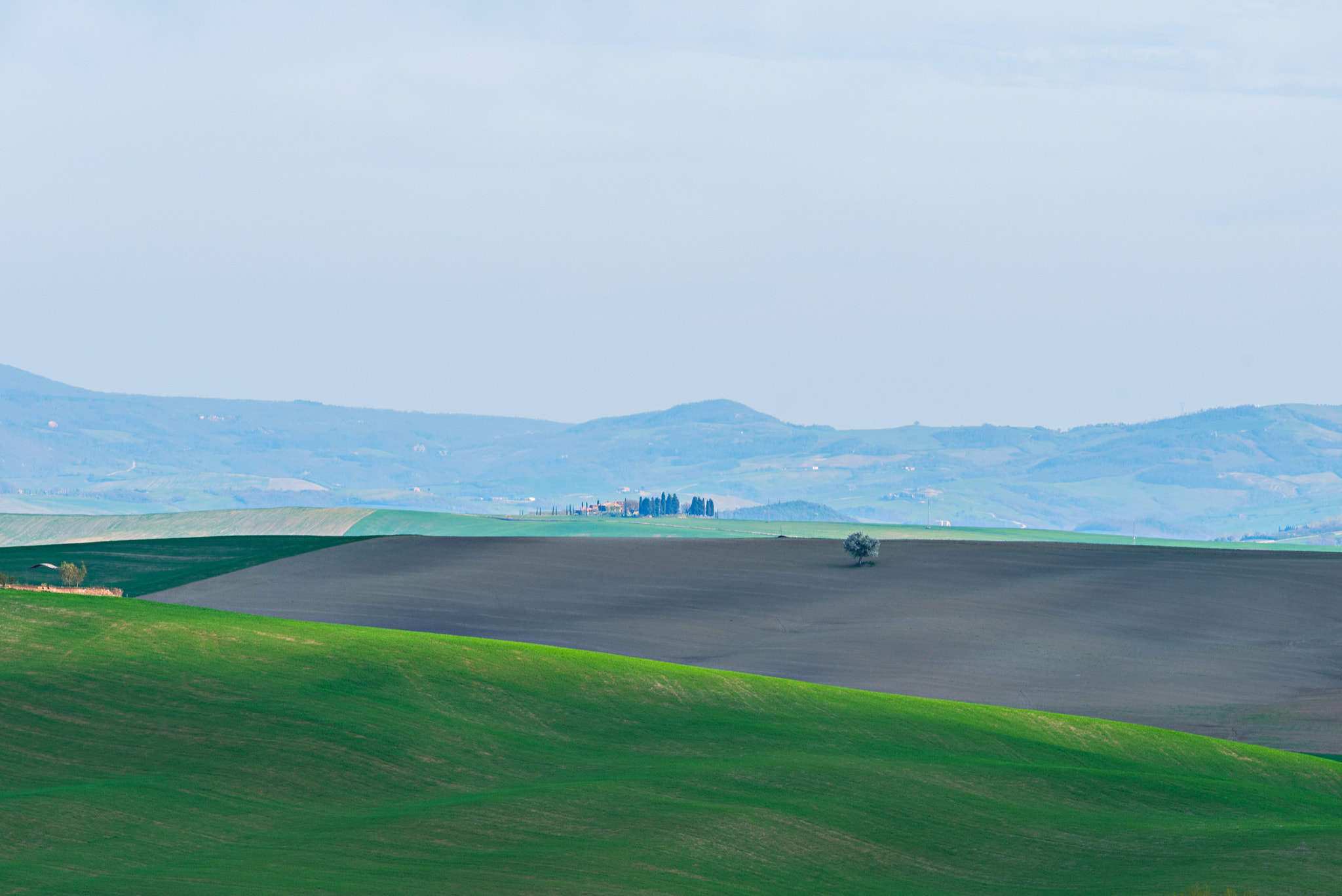 Nikon D750 + Tamron SP 70-200mm F2.8 Di VC USD sample photo. The colors of the val d'orcia 1 photography
