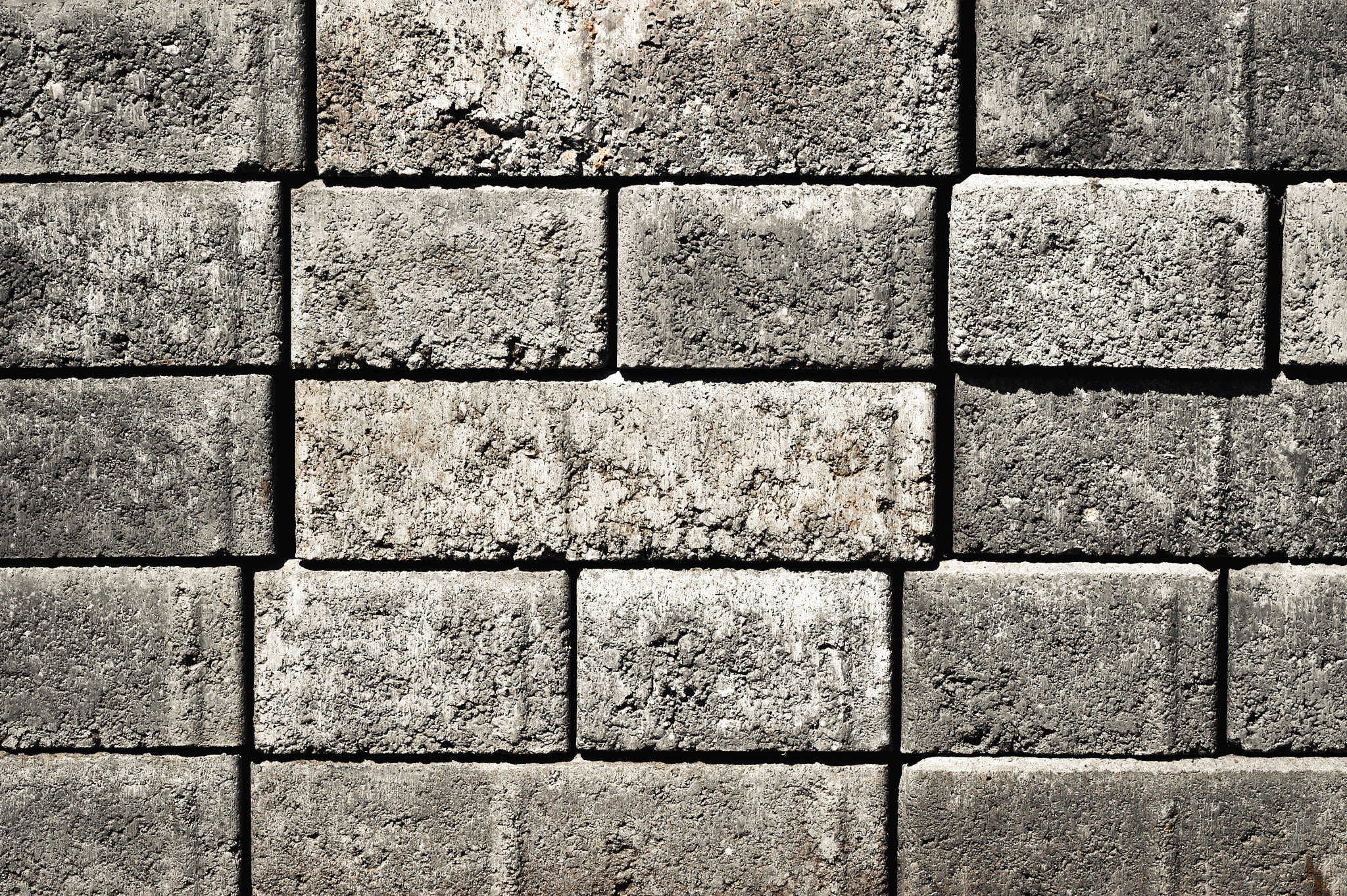 Nikon D5500 sample photo. Detail concrete bricks stacked photography