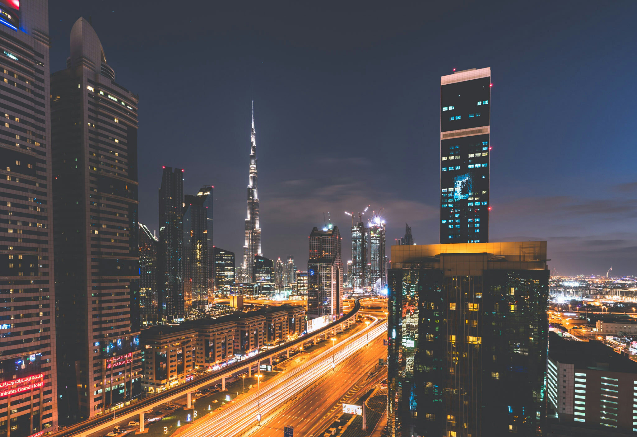 ZEISS Batis 18mm F2.8 sample photo. Dubai nights photography