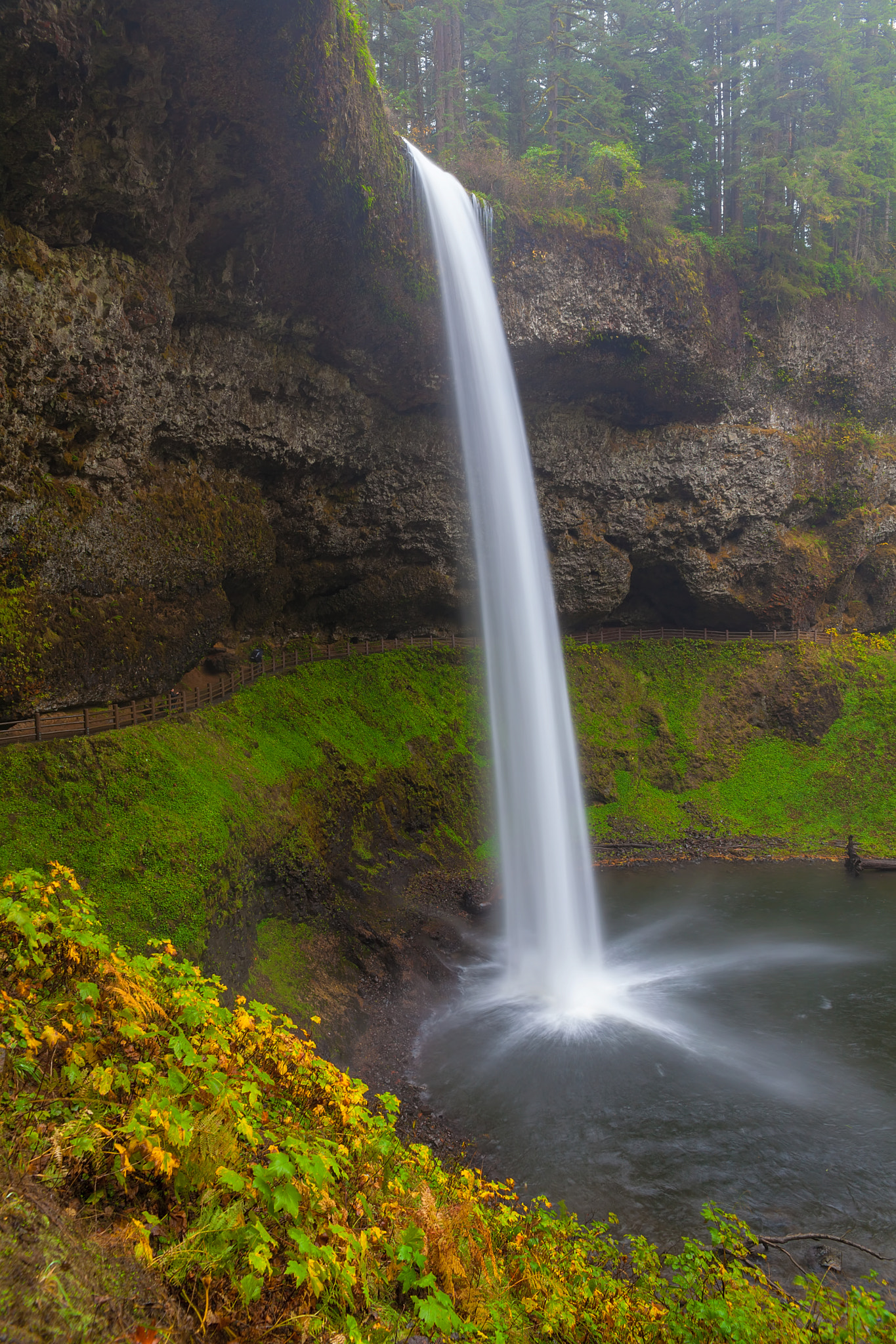 Sigma 24-70mm F2.8 EX DG Macro sample photo. South falls at silver falls state park photography