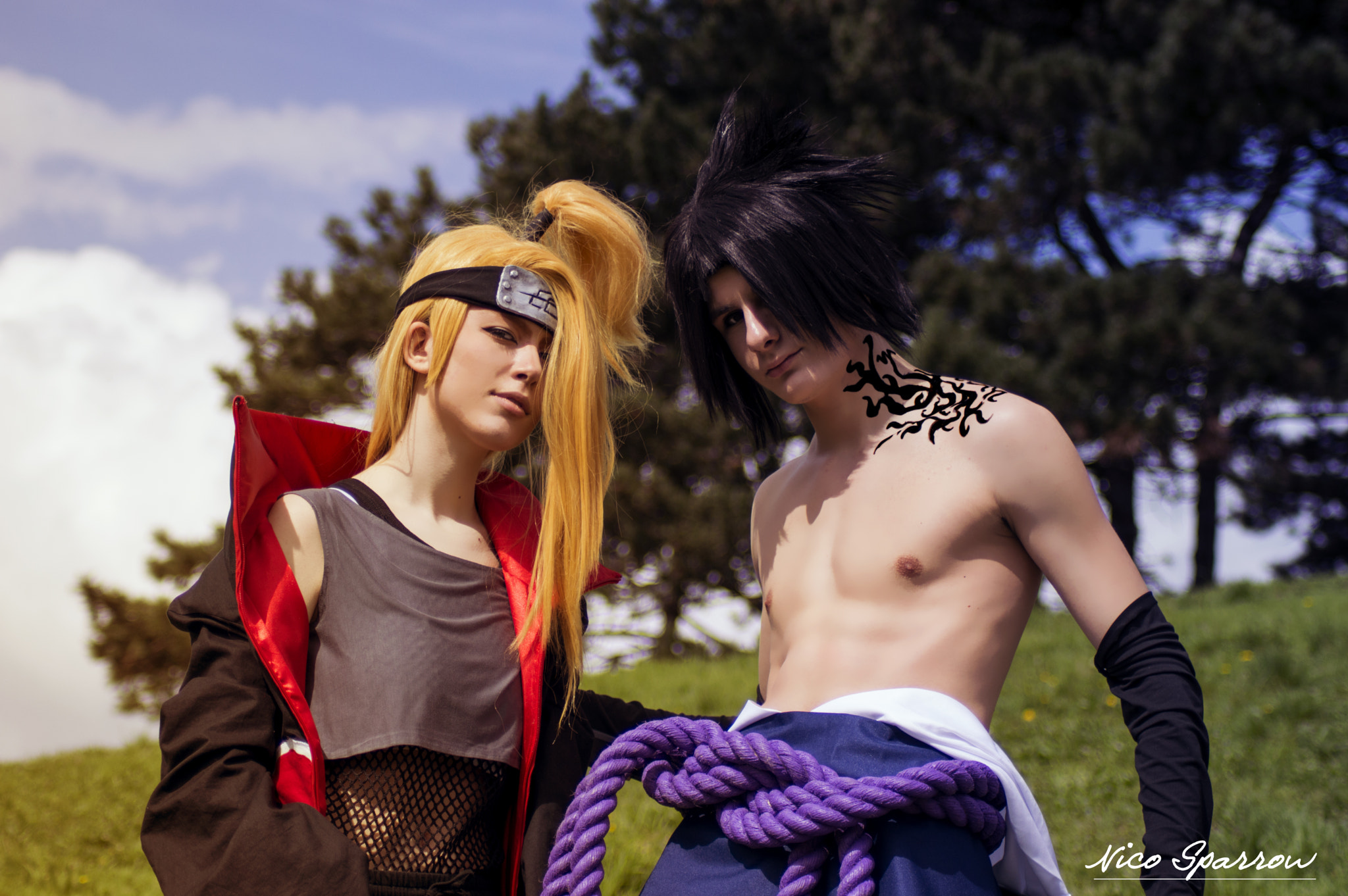 Nikon D3200 sample photo. Deidara et sasuke photography