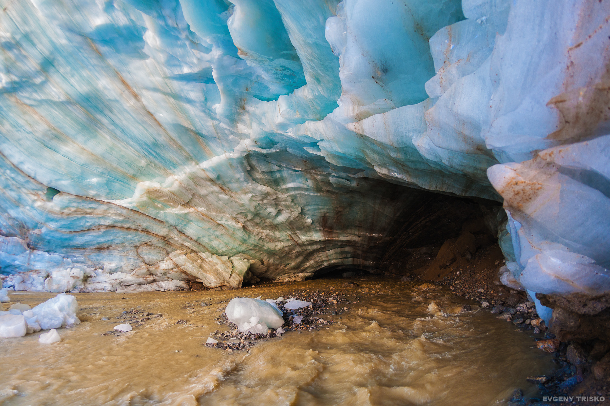 Nikon D700 sample photo. In the heart of the glacier photography