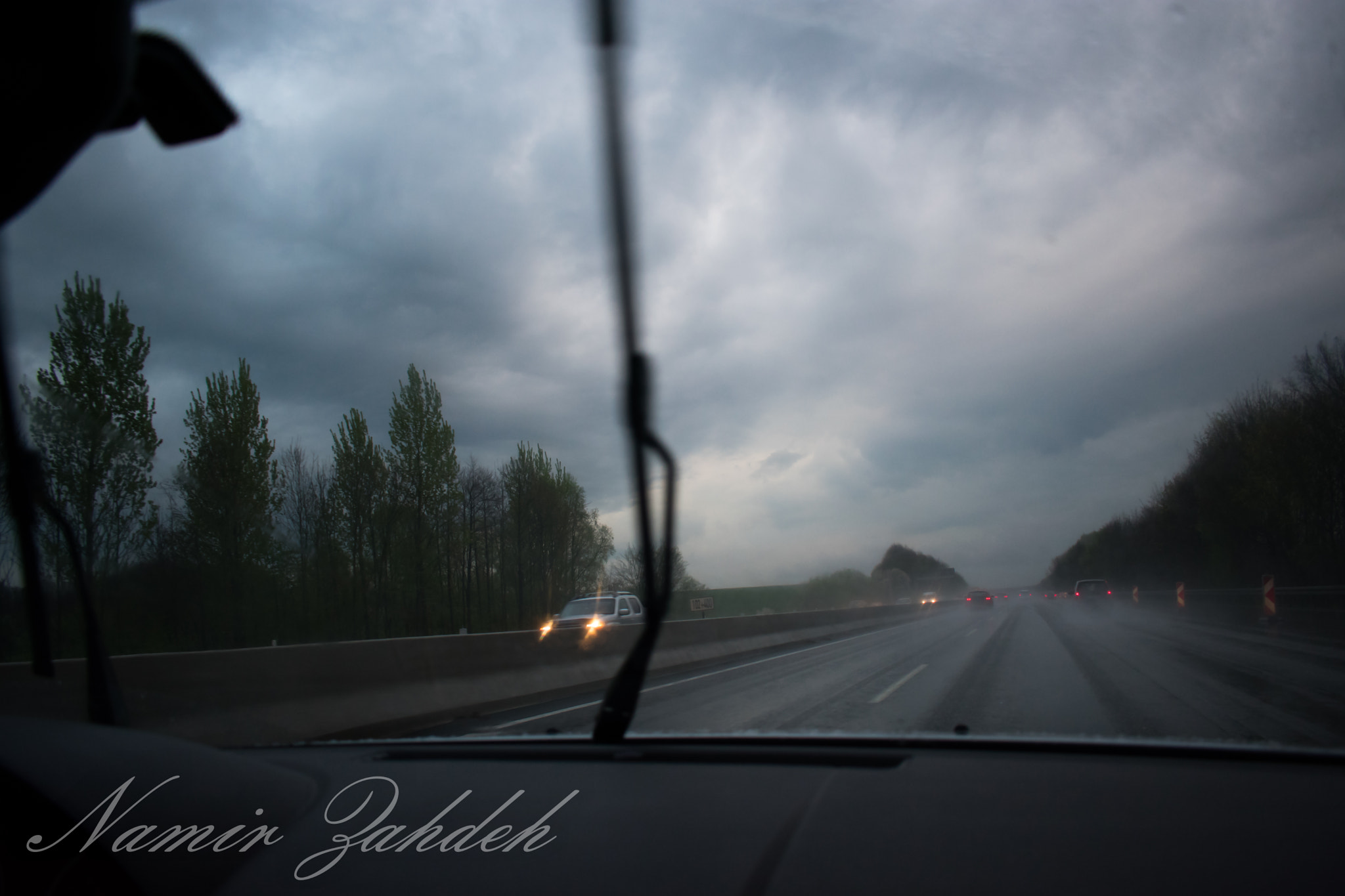Nikon D3400 sample photo. Cloudy day in the high way photography