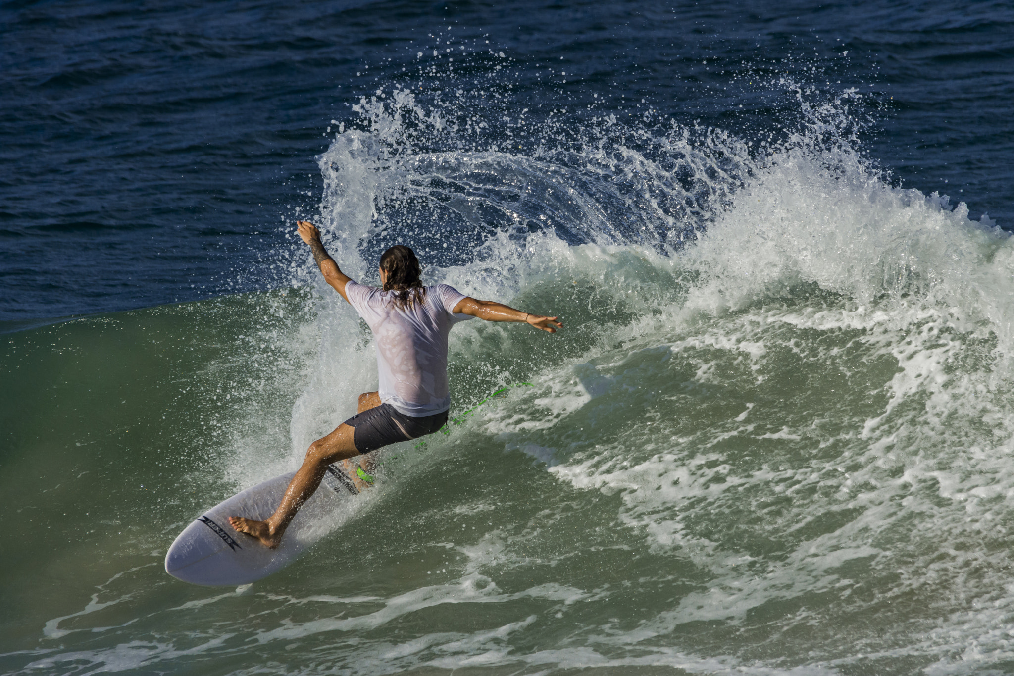 Nikon D7200 sample photo. Surf at burleigh heads photography