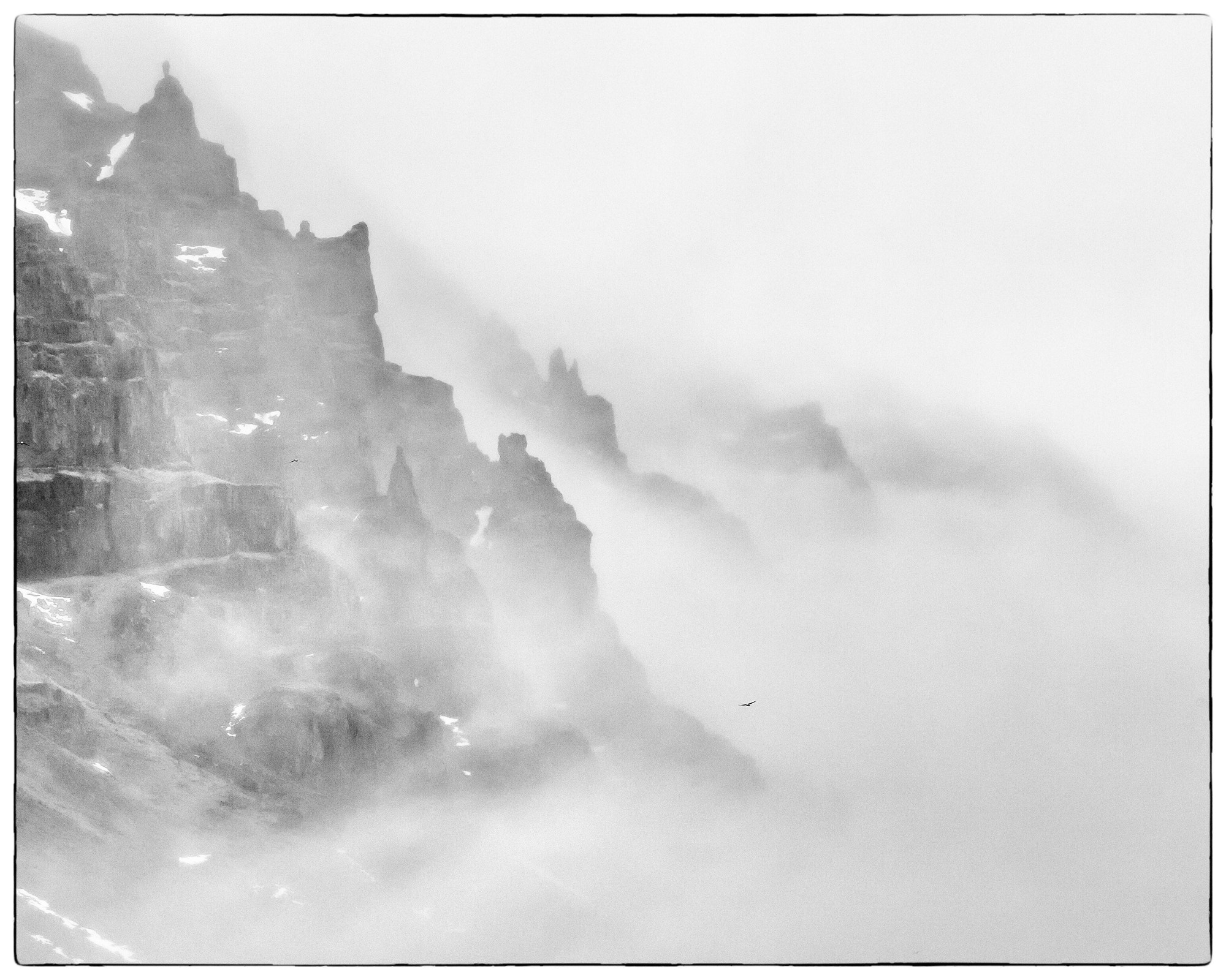 Canon EF 70-200mm F2.8L IS II USM sample photo. Rocks and mist photography
