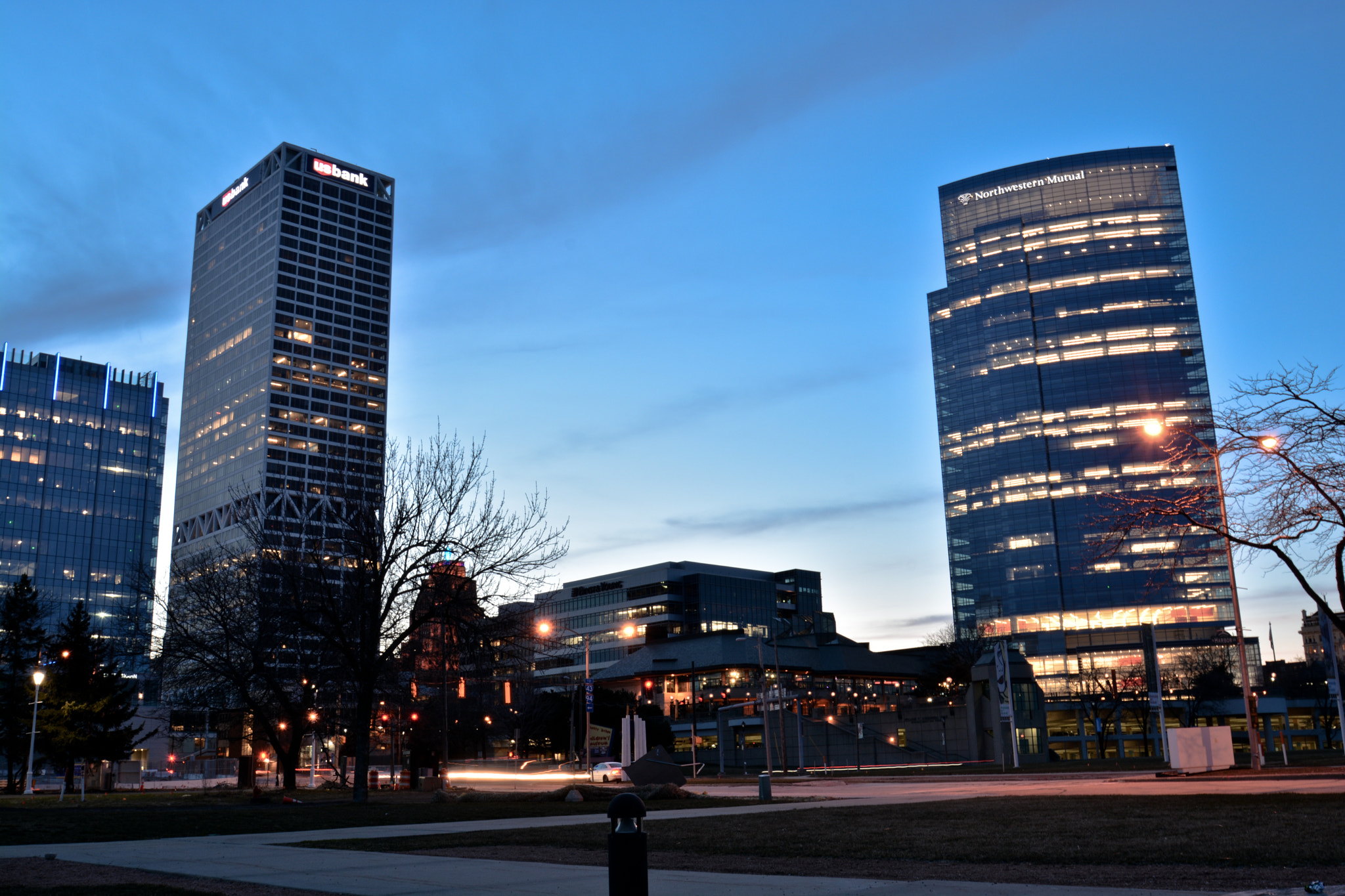 Milwaukee Skyline at Night