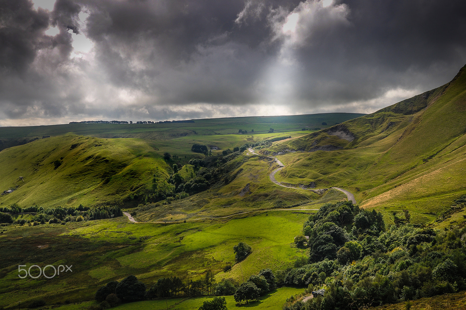 Nikon D5000 sample photo. Mam tor, castleton photography